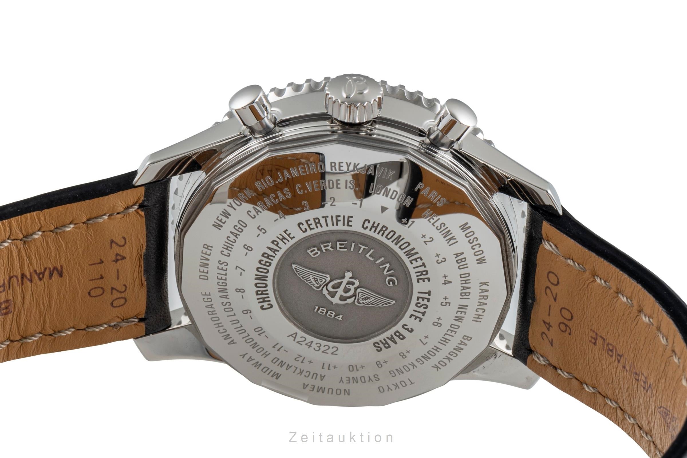 Breitling Navitimer World GMT Chronograph Edelstahl Automatik Ref. A2432212/B726 [2600301]