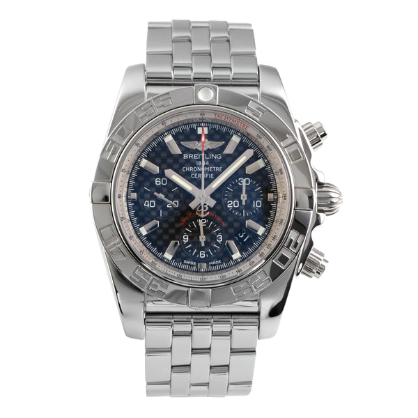 Breitling Chronomat 44 Chronograph Stahl Automatik Ref. AB011012/BE69/388A B&P  [2600304]
