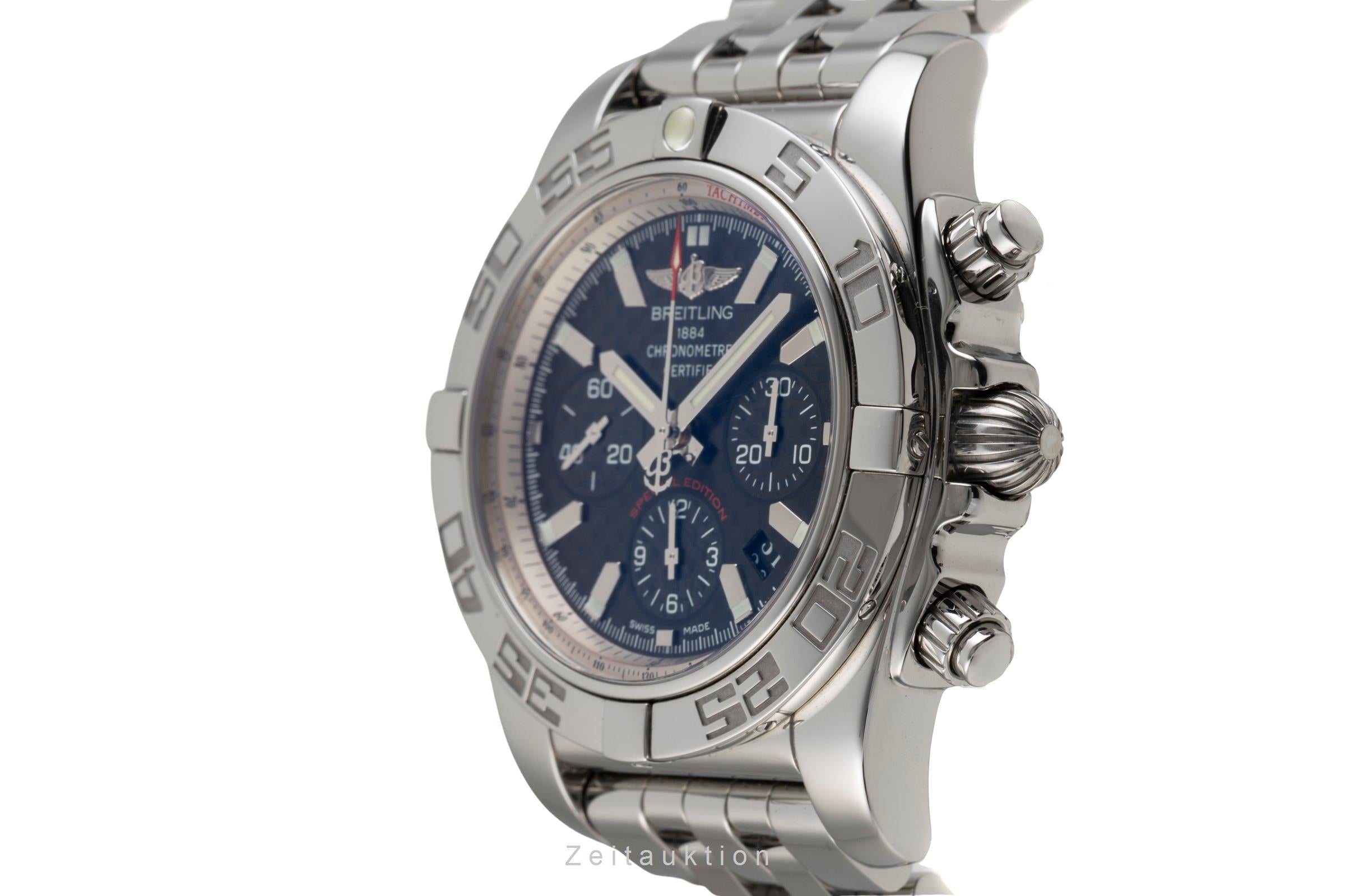 Breitling Chronomat 44 Chronograph Stahl Automatik Ref. AB011012/BE69/388A B&P  [2600304]
