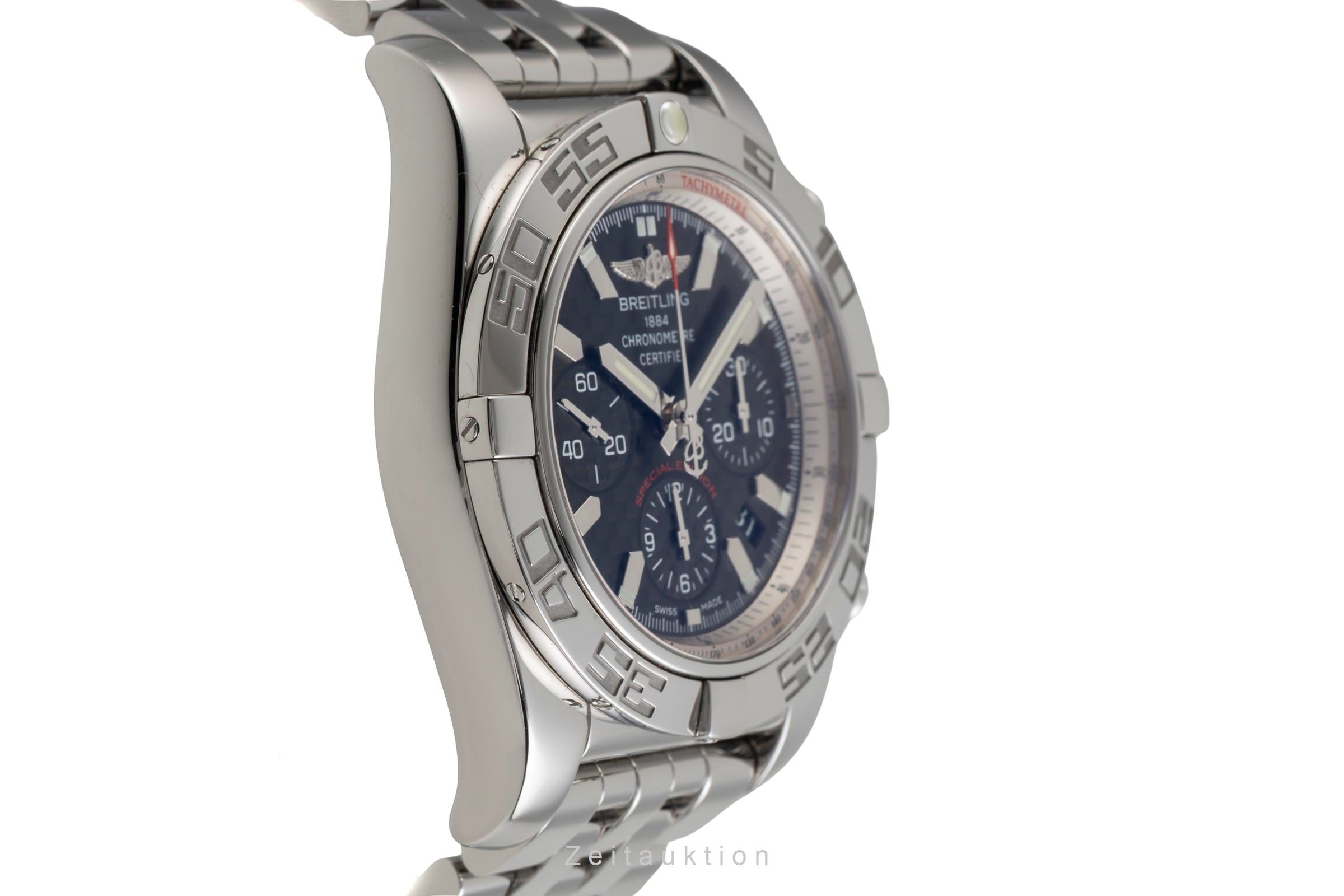 Breitling Chronomat 44 Chronograph Stahl Automatik Ref. AB011012/BE69/388A B&P  [2600304]