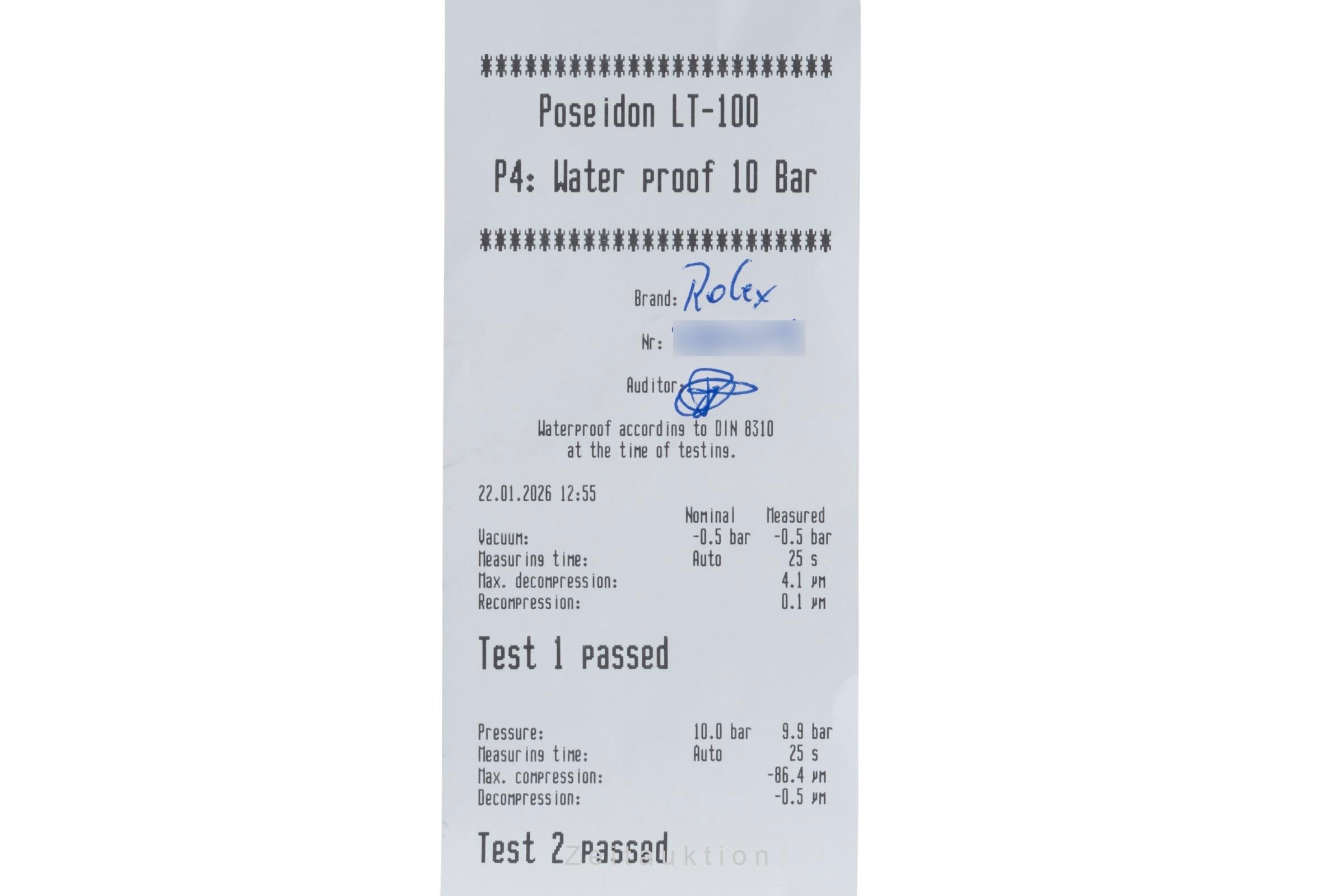 Rolex Milgauss Black Dial Stahl Automatik Herrenuhr Ref. 116400 V-Serie B&P 2009 [2600306]