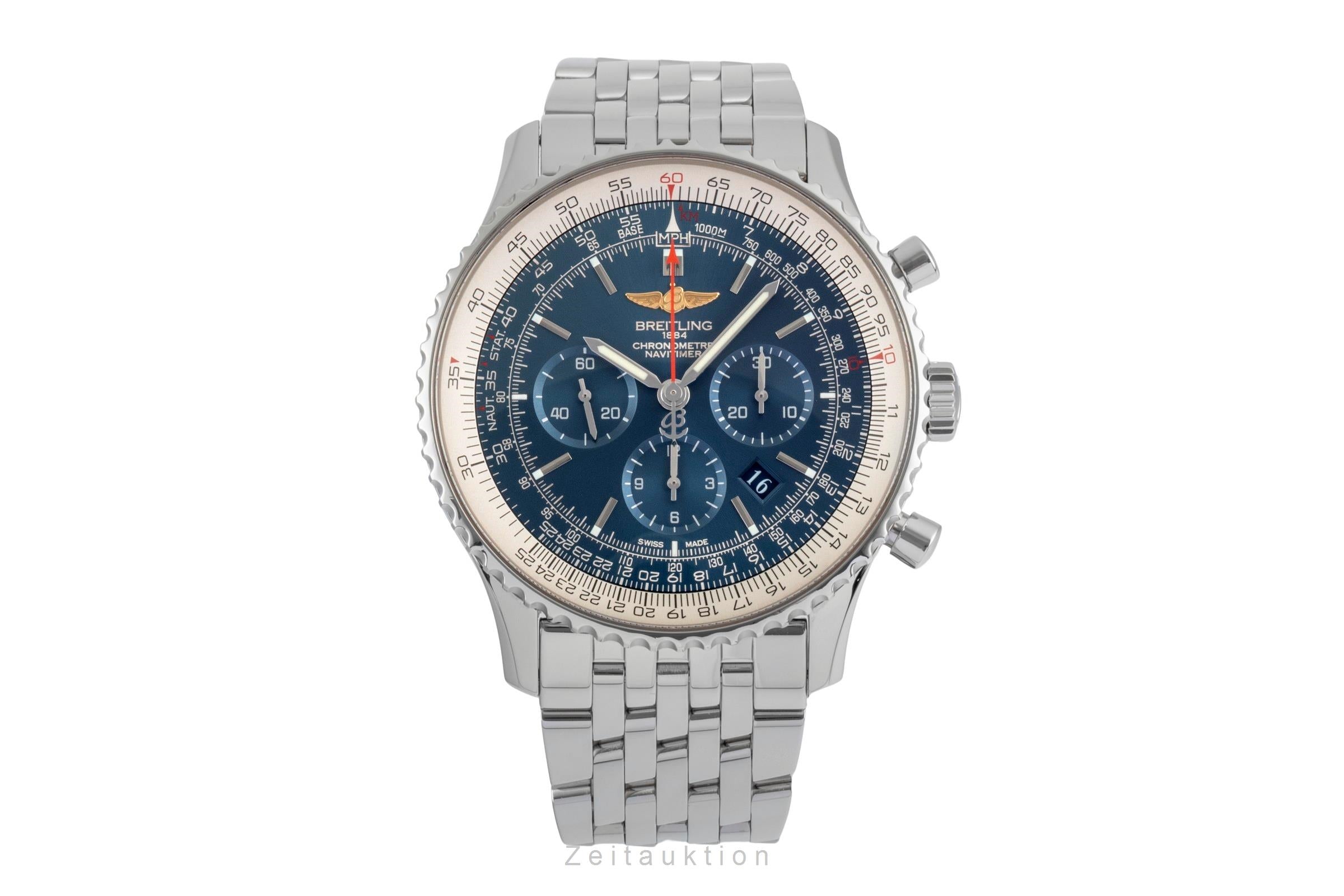 Breitling Navitimer 01 46 chronograph steel automatic men's watch AB012721/C889 LP: 9850EUR  [2600307]