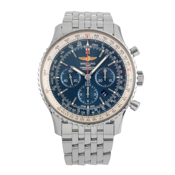 Breitling Navitimer 01 46 chronograph steel automatic men's watch AB012721/C889 LP: 9850EUR  [2600307]