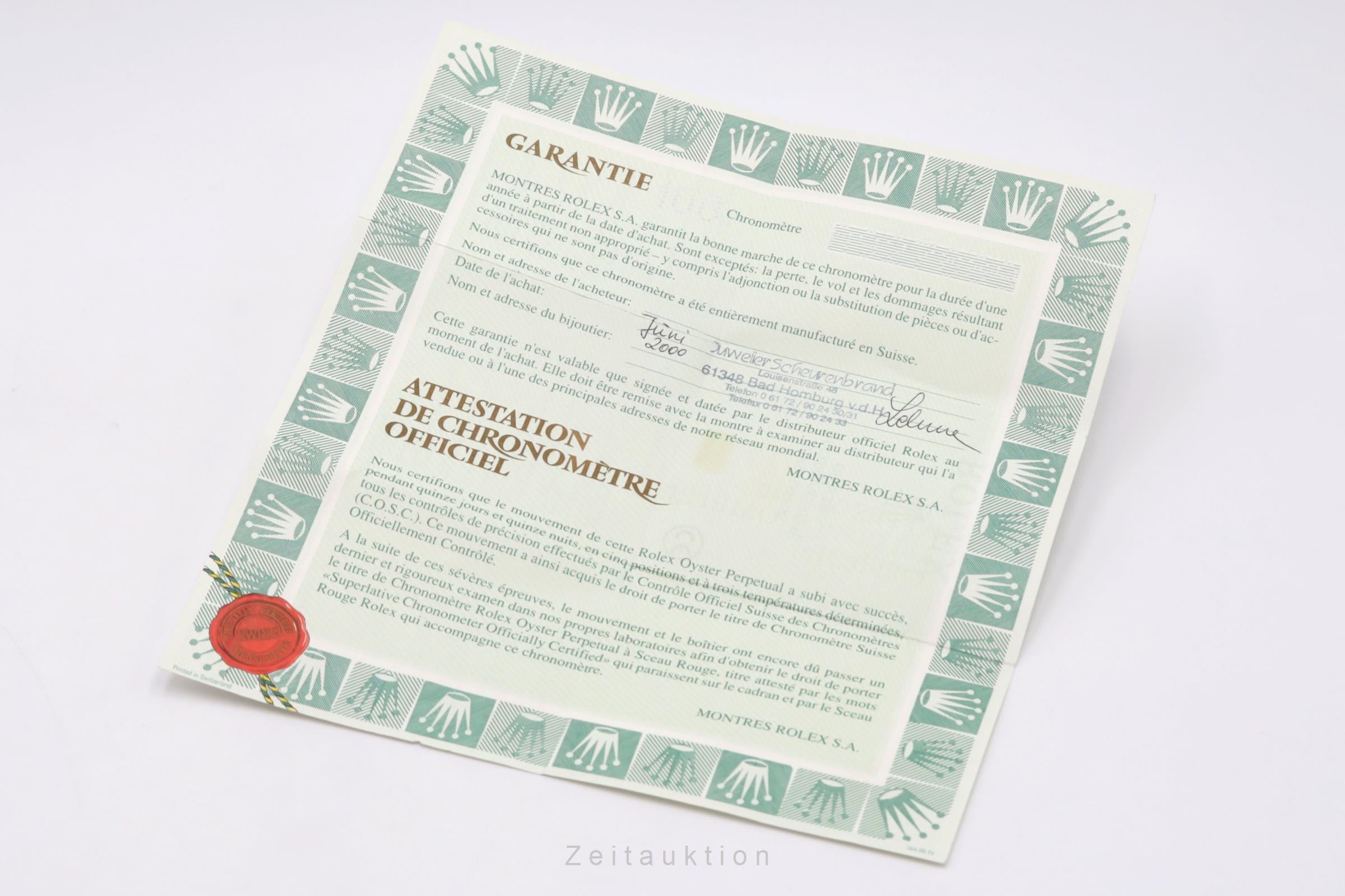 Rolex Yacht-Master 35 Oyster Stahl / Platin Medium Size Ref 168622 A-Serie  [2600310]