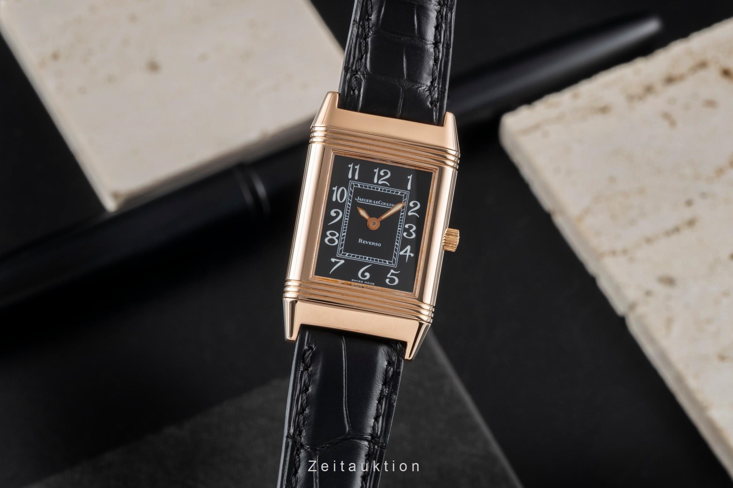 Jaeger LeCoultre Reverso 18 ct red gold manual winding women's watch Q2602470 , 260.2.86  [2600311]
