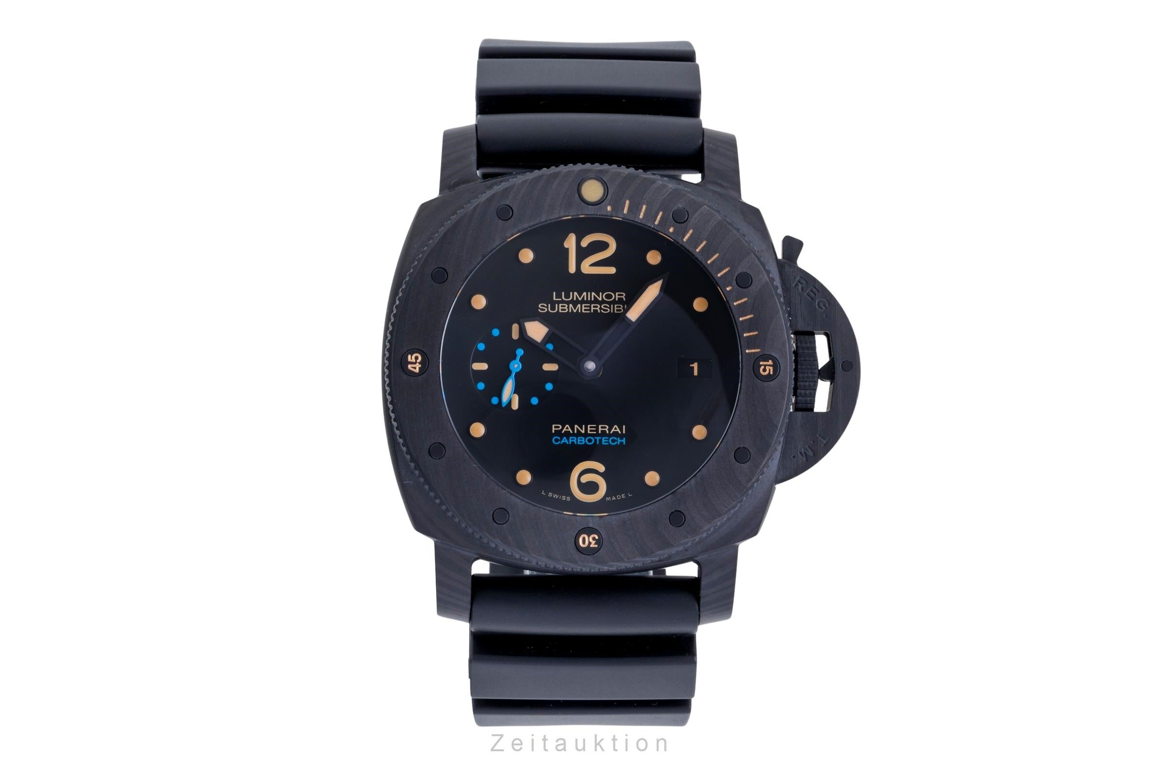 Panerai Submersible Carbon Automatik Herrenuhr Ref. PAM00616 B&P 2018 [2600313]