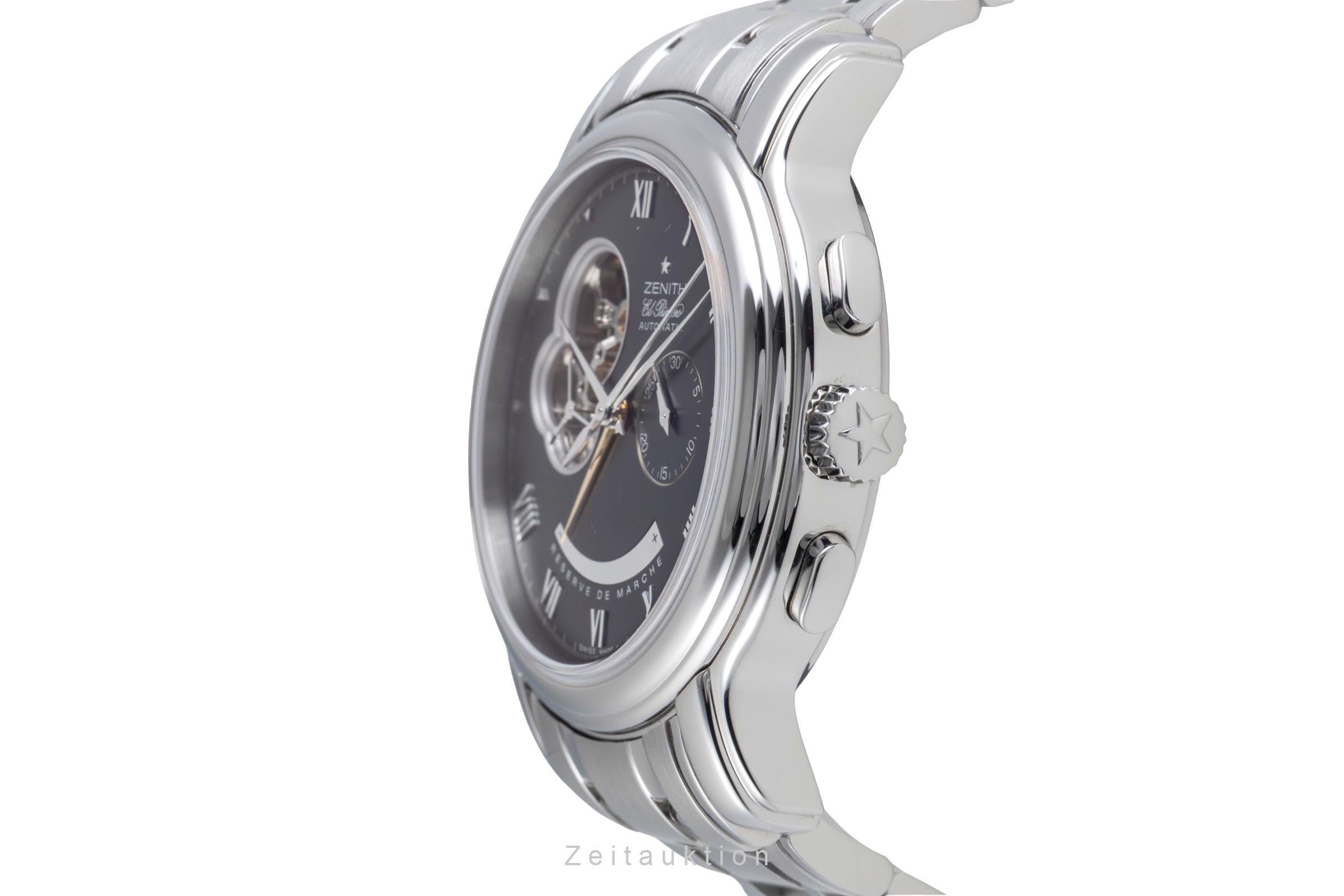 Zenith El Primero chronographe acier automatique montre pour hommes 03.1260.4021  [2600314]