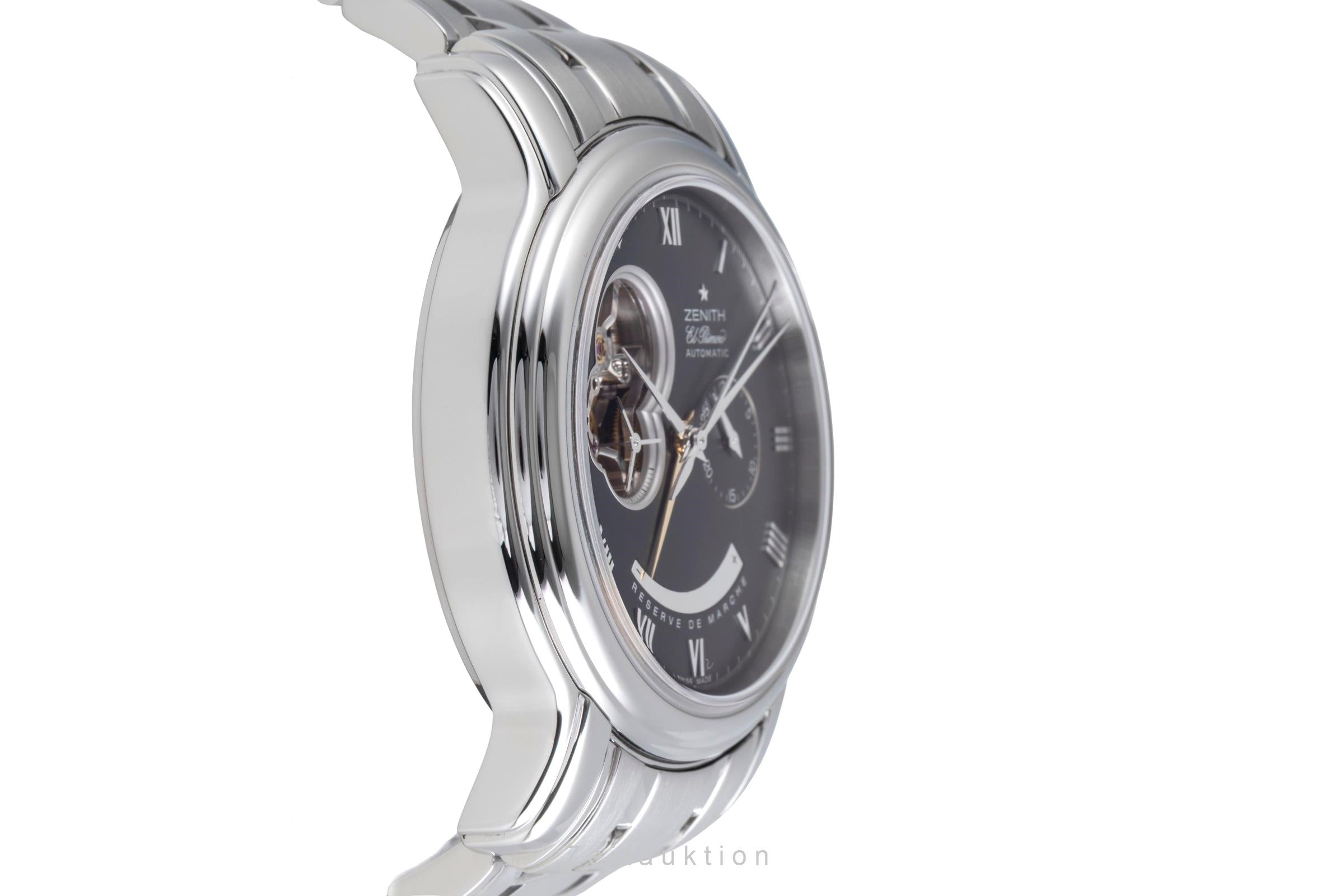 Zenith El Primero chronographe acier automatique montre pour hommes 03.1260.4021  [2600314]