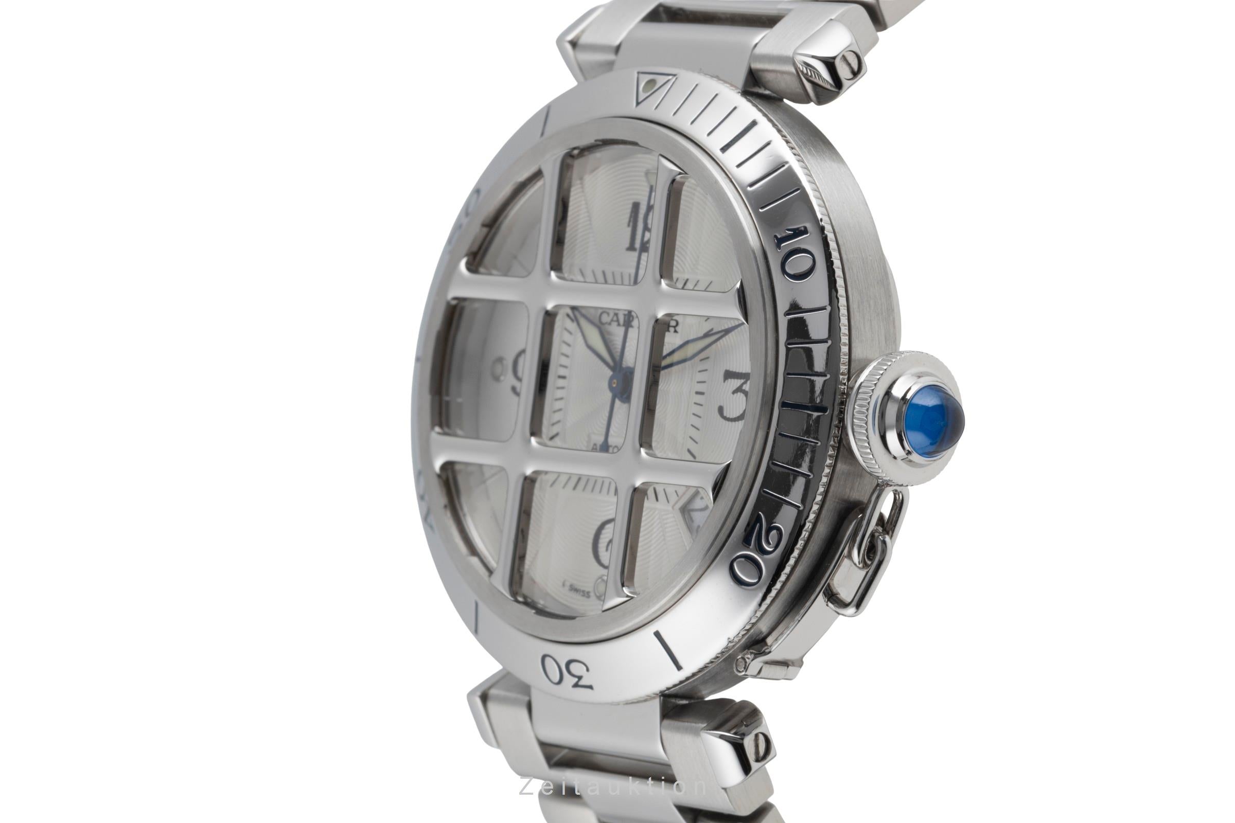 Cartier Pasha acciaio automatismo orologio da uomo W31040H3  [2600315]