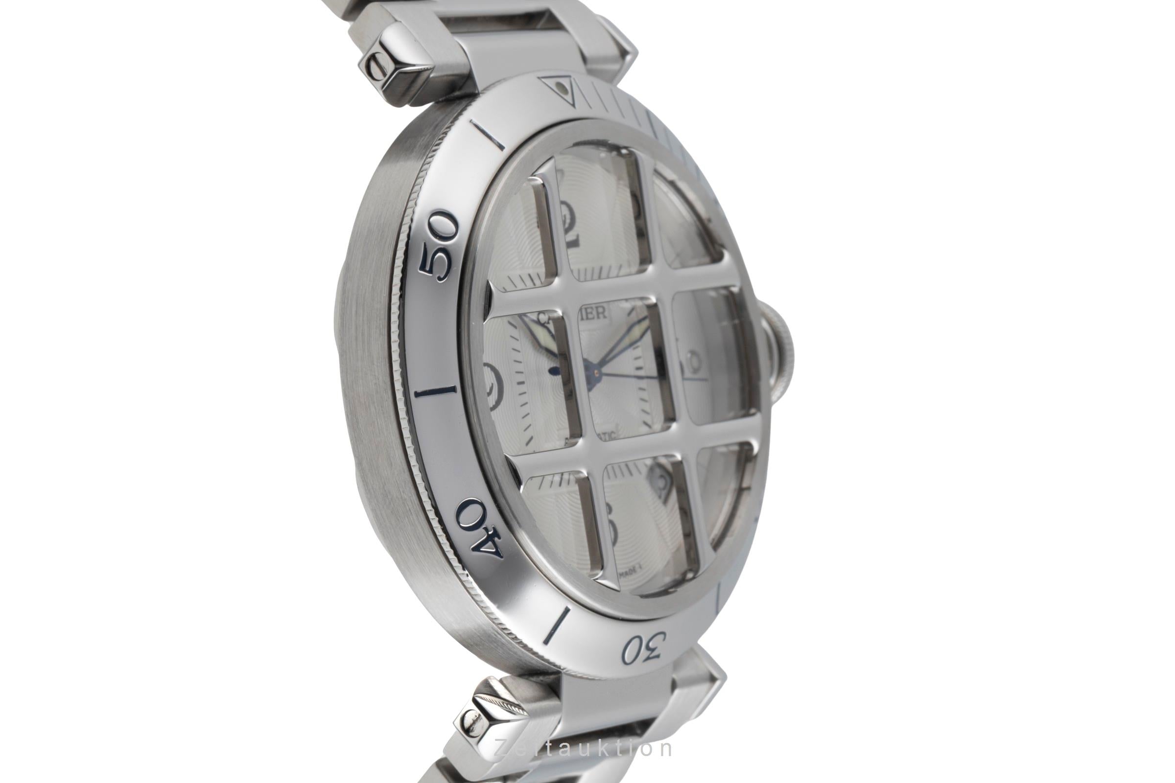 Cartier Pasha acciaio automatismo orologio da uomo W31040H3  [2600315]