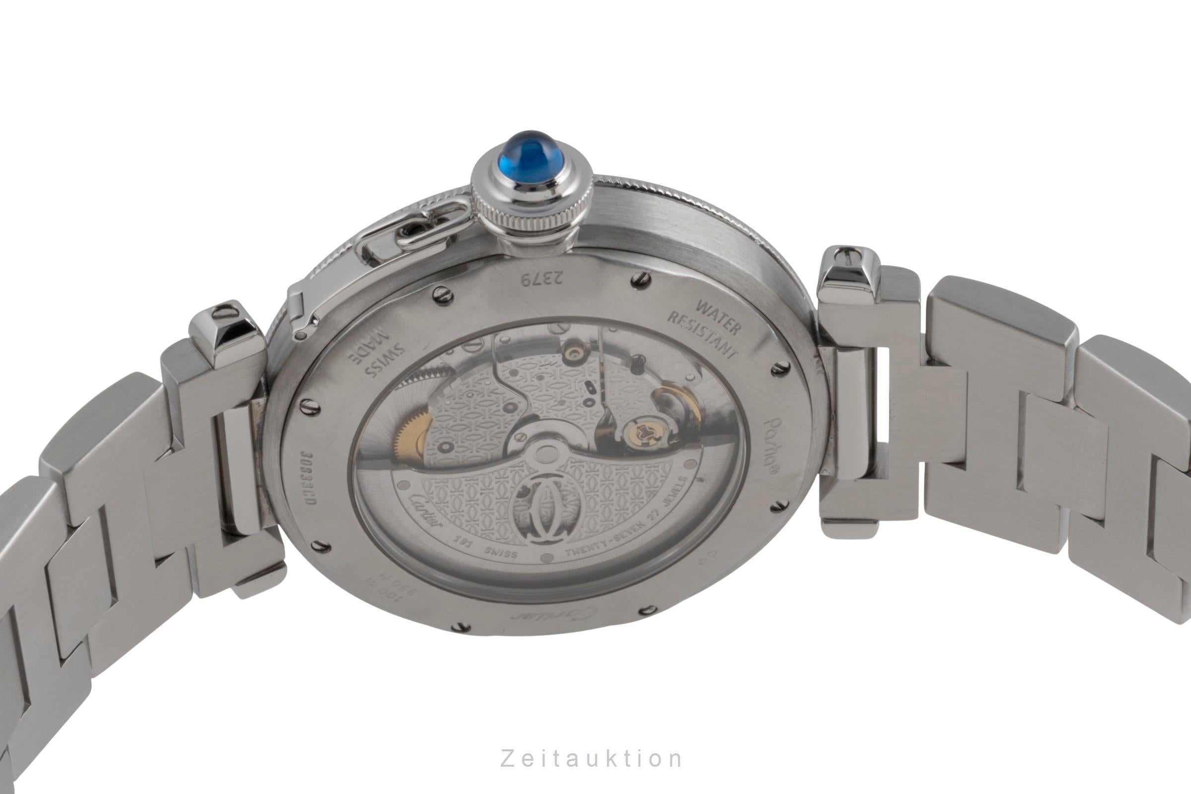 Cartier Pasha acciaio automatismo orologio da uomo W31040H3  [2600315]