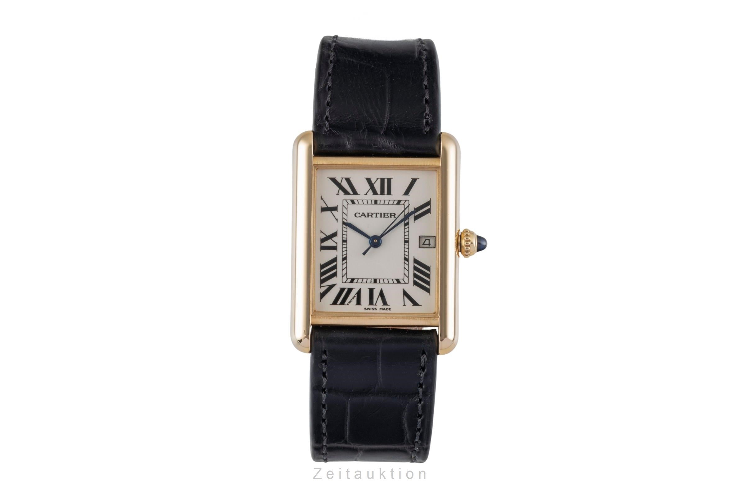 Cartier Louis Cartier 18 ct gold quartz men's watch W1529756  [2600316]