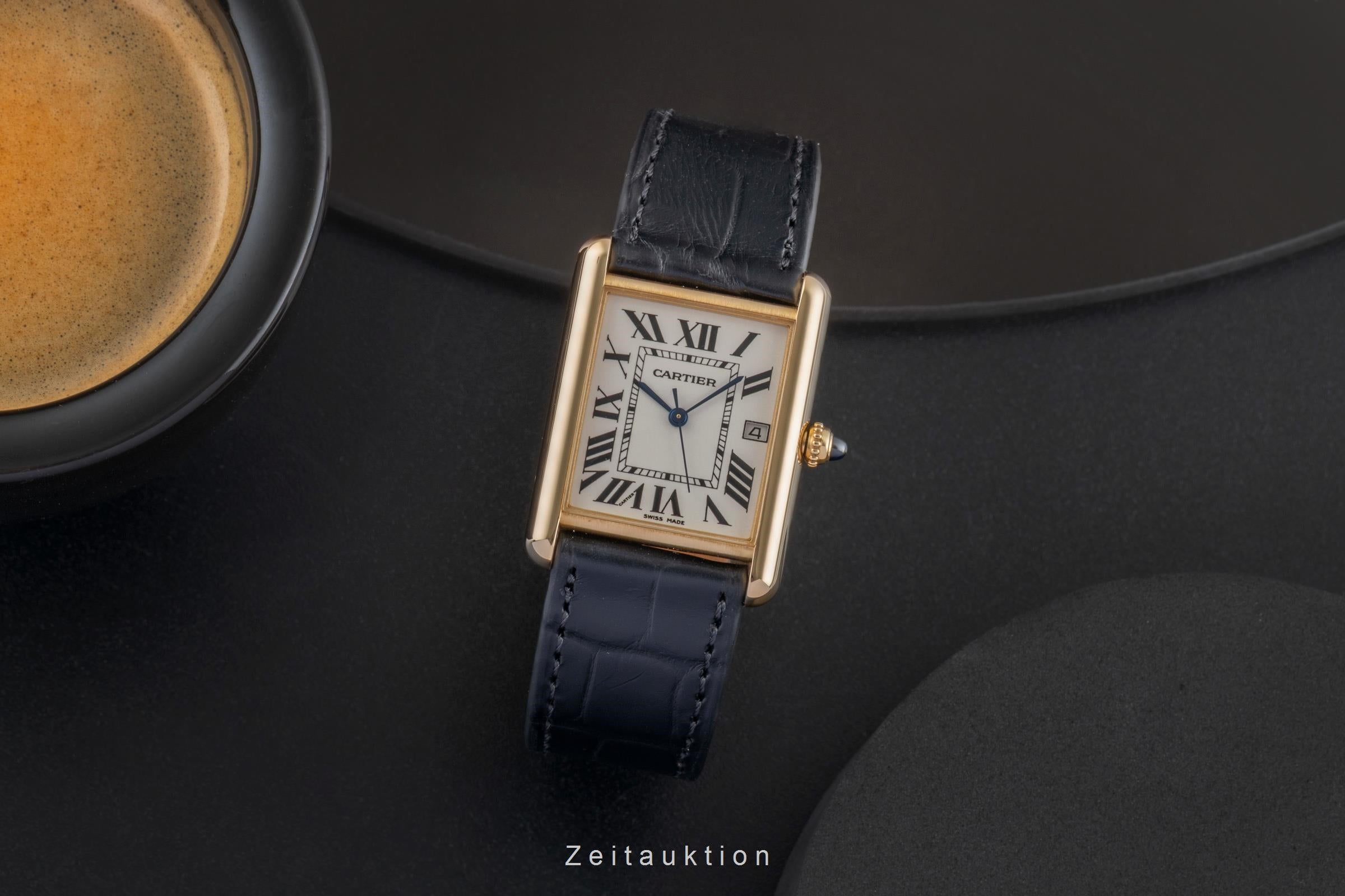 Cartier Louis Cartier 18 ct gold quartz men's watch W1529756  [2600316]