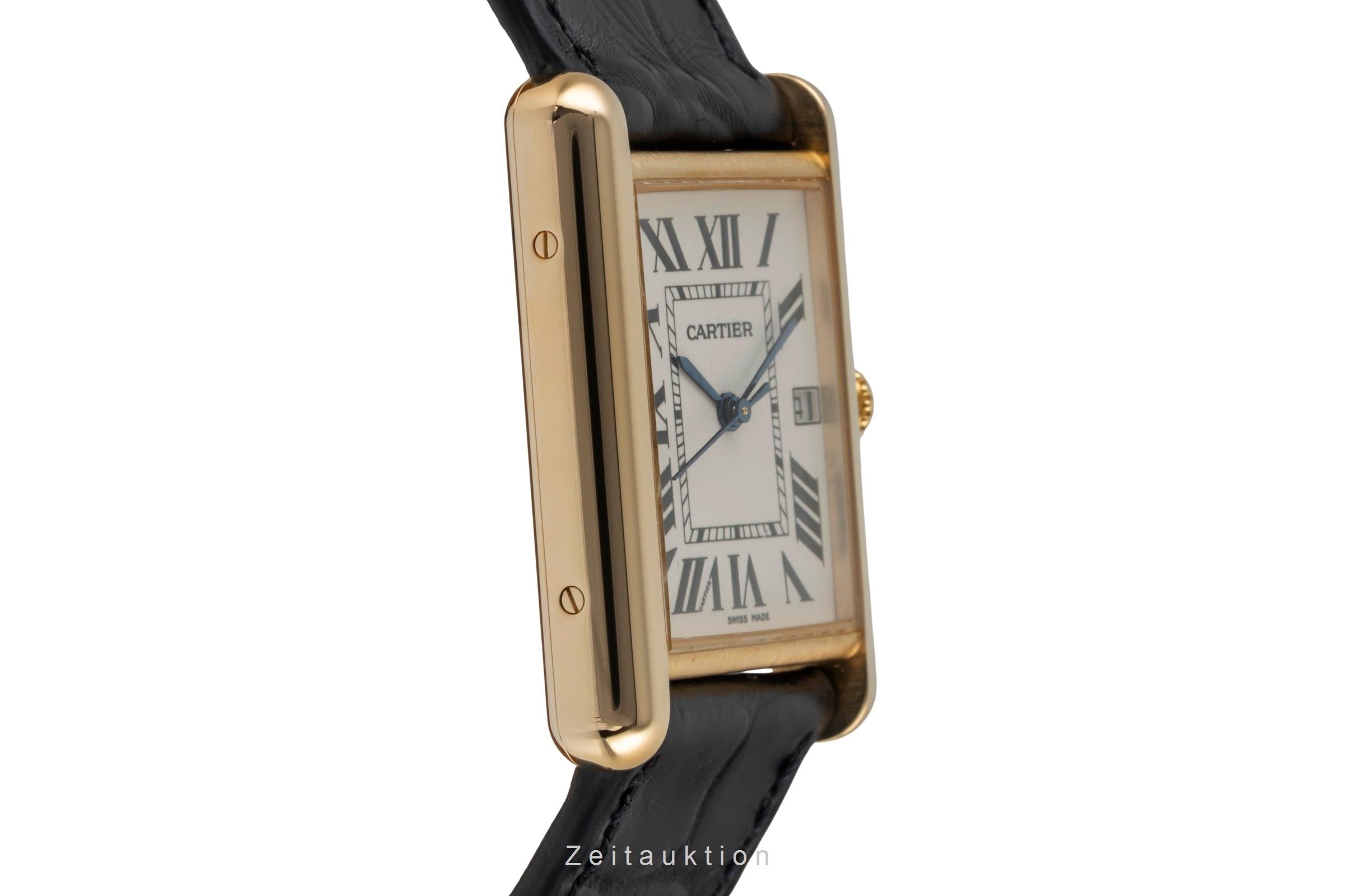 Cartier Louis Cartier 18 ct gold quartz men's watch W1529756  [2600316]