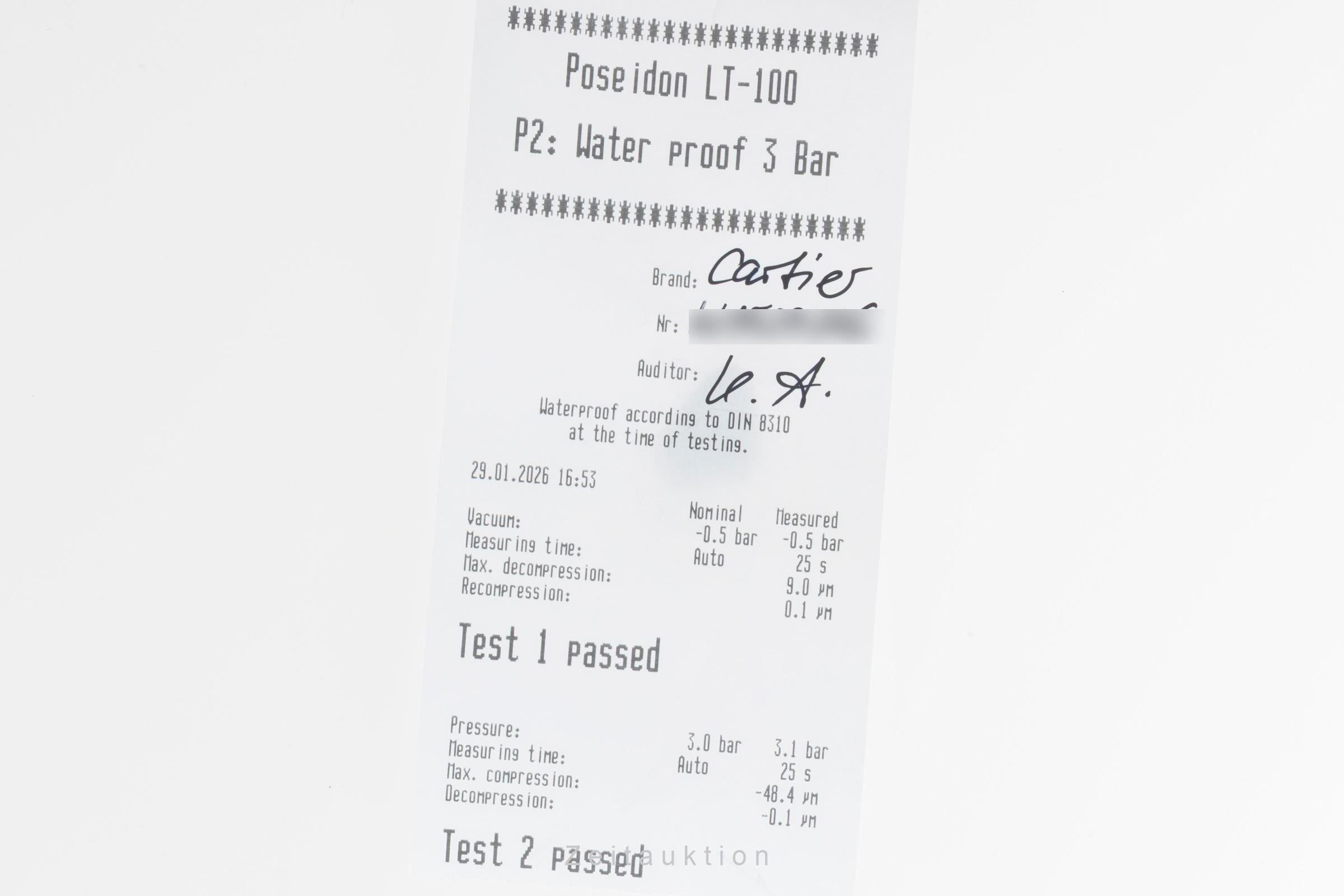 Cartier Louis Cartier 18 ct gold quartz men's watch W1529756  [2600316]