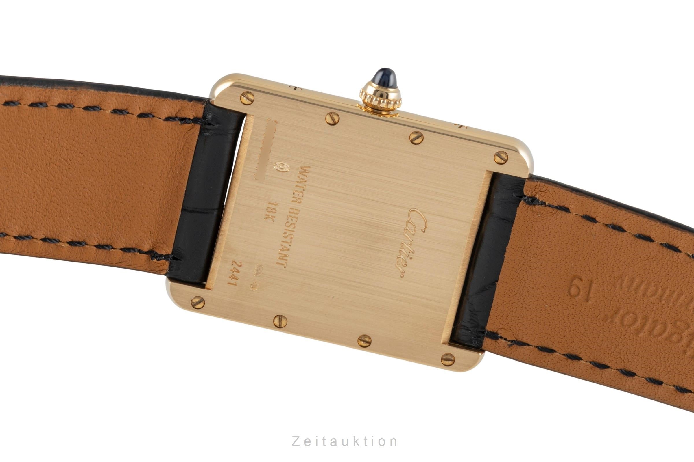 Cartier Louis Cartier 18 ct gold quartz men's watch W1529756  [2600316]