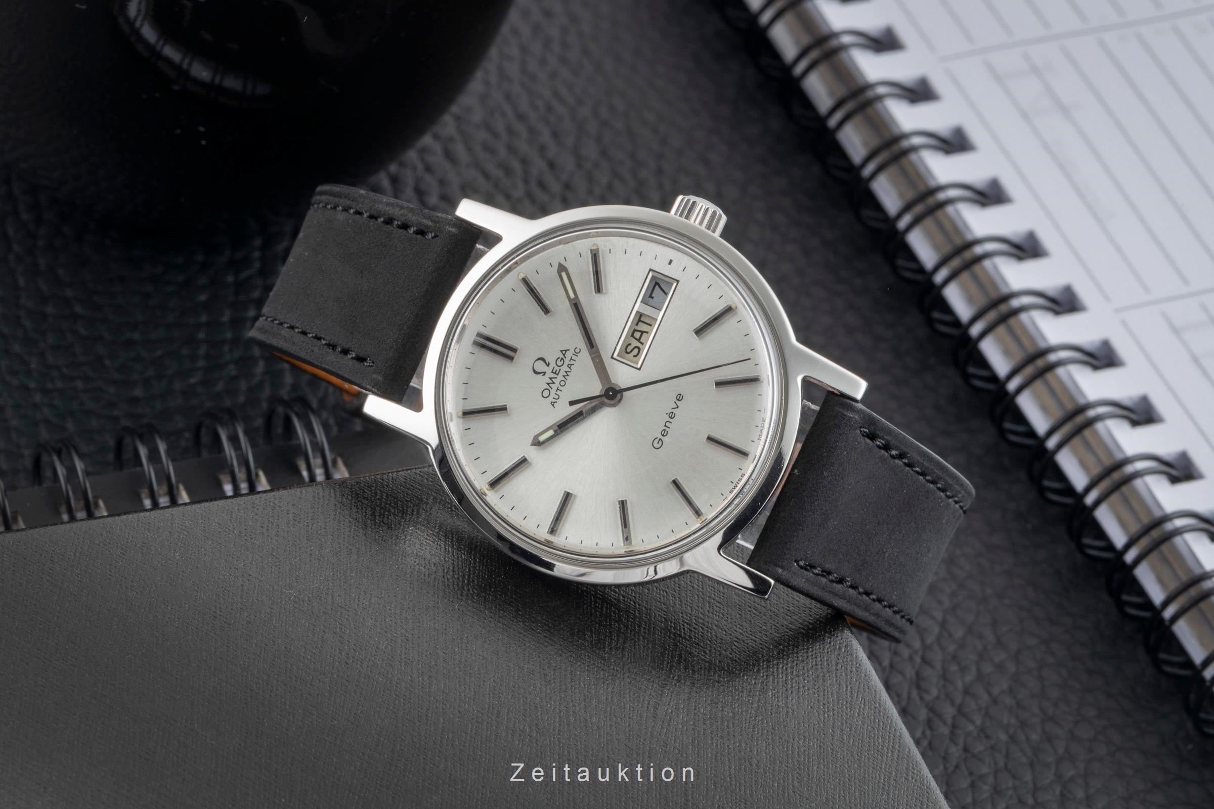 Omega Geneve steel automatic men's watch 166.0117 Vintage  [2600317]