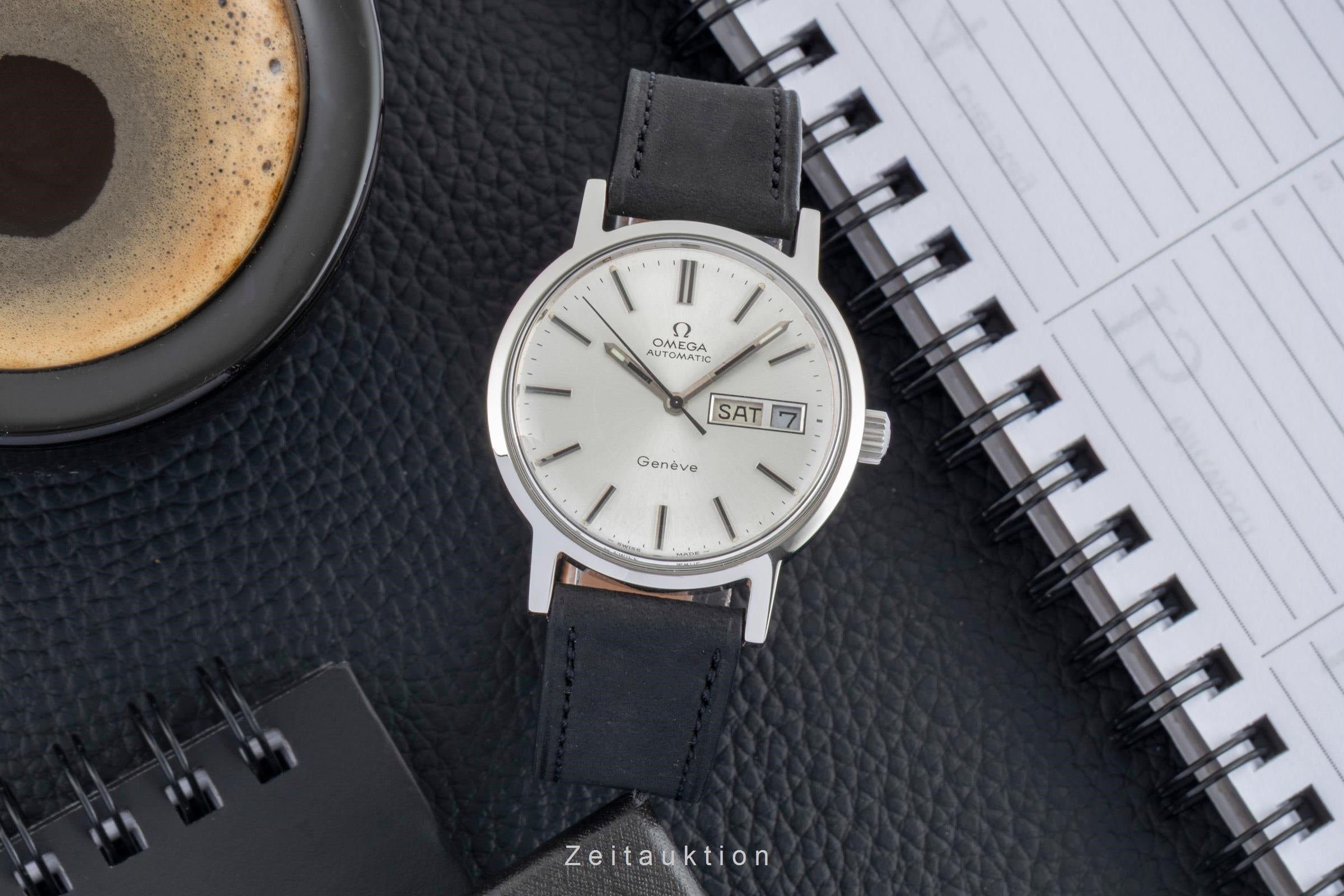 Omega Geneve steel automatic men's watch 166.0117 Vintage  [2600317]