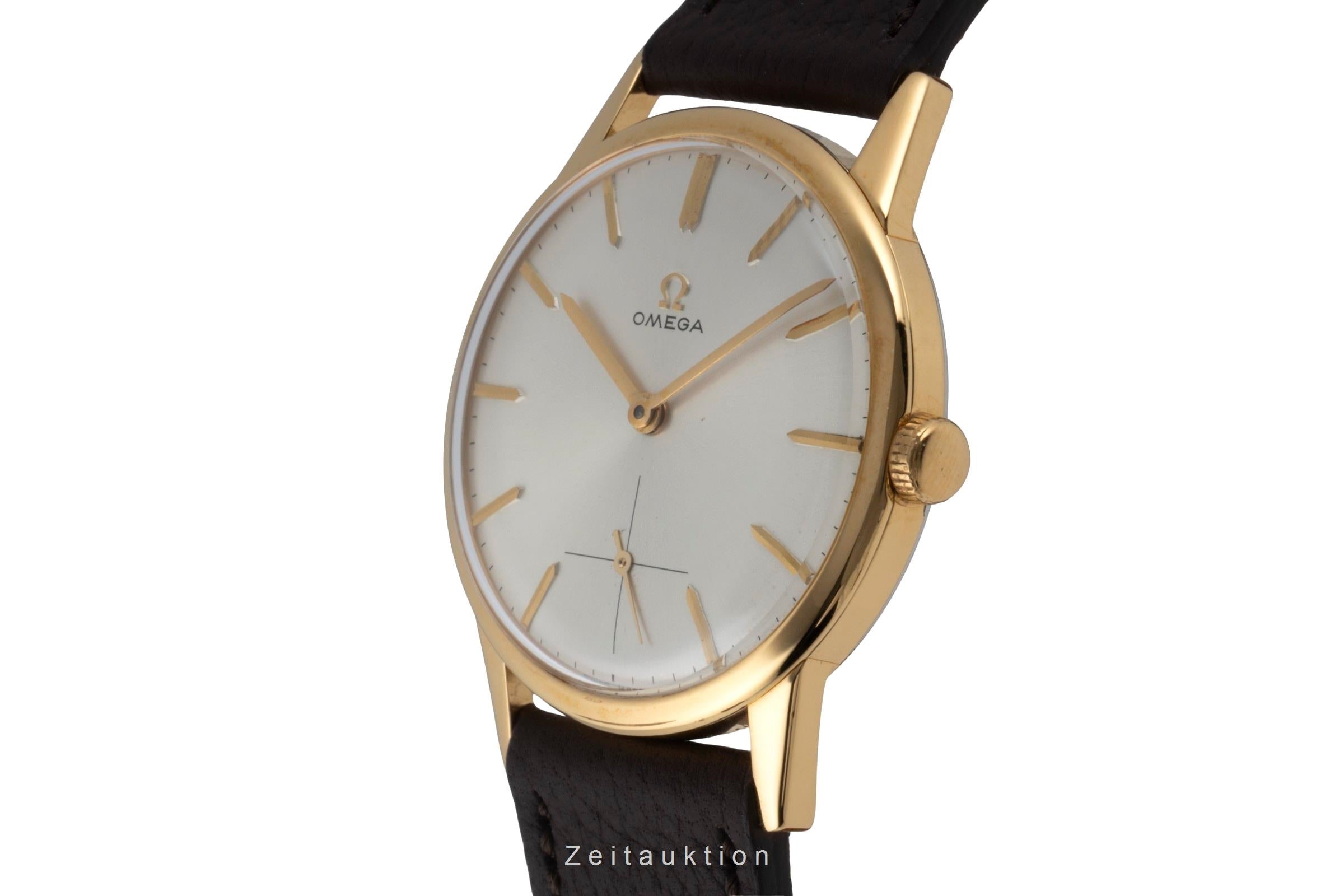 Omega gilt-brass manual winding men's watch 121.001-63 Vintage  [2600318]