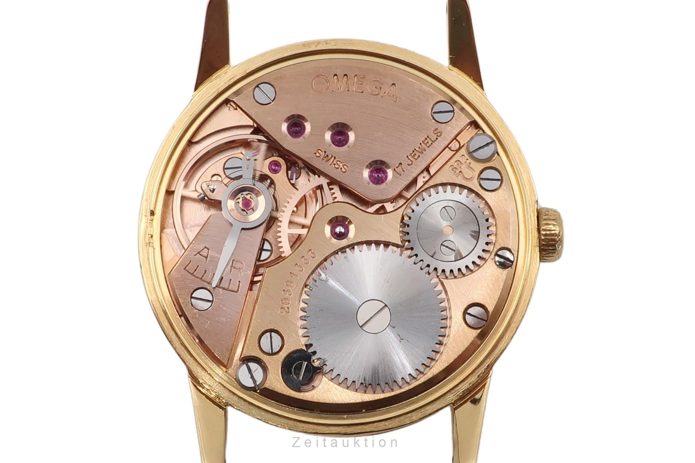 Omega gilt-brass manual winding men's watch 121.001-63 Vintage  [2600318]