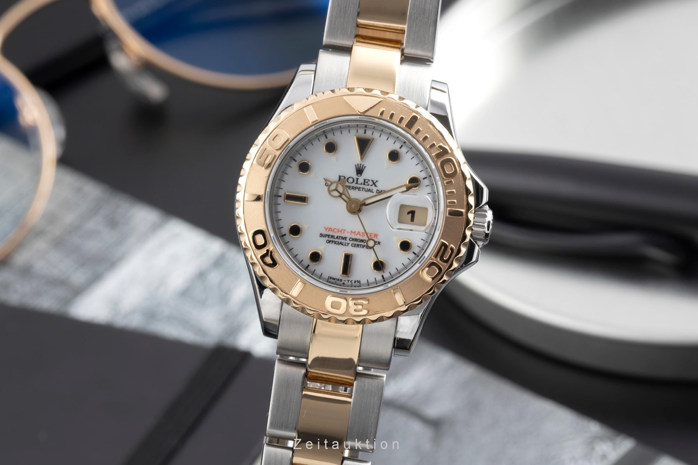 Rolex Yacht-Master steel / gold automatic women's watch 69623  [2600322]