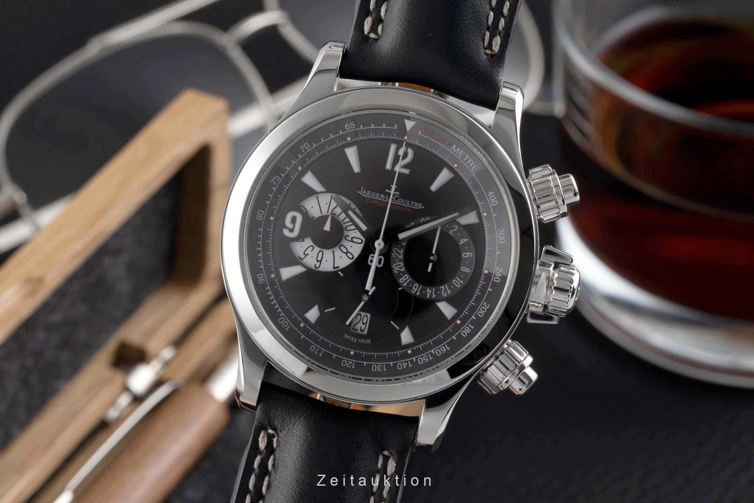 Jaeger LeCoultre Master Compressor chronograph steel automatic Kal