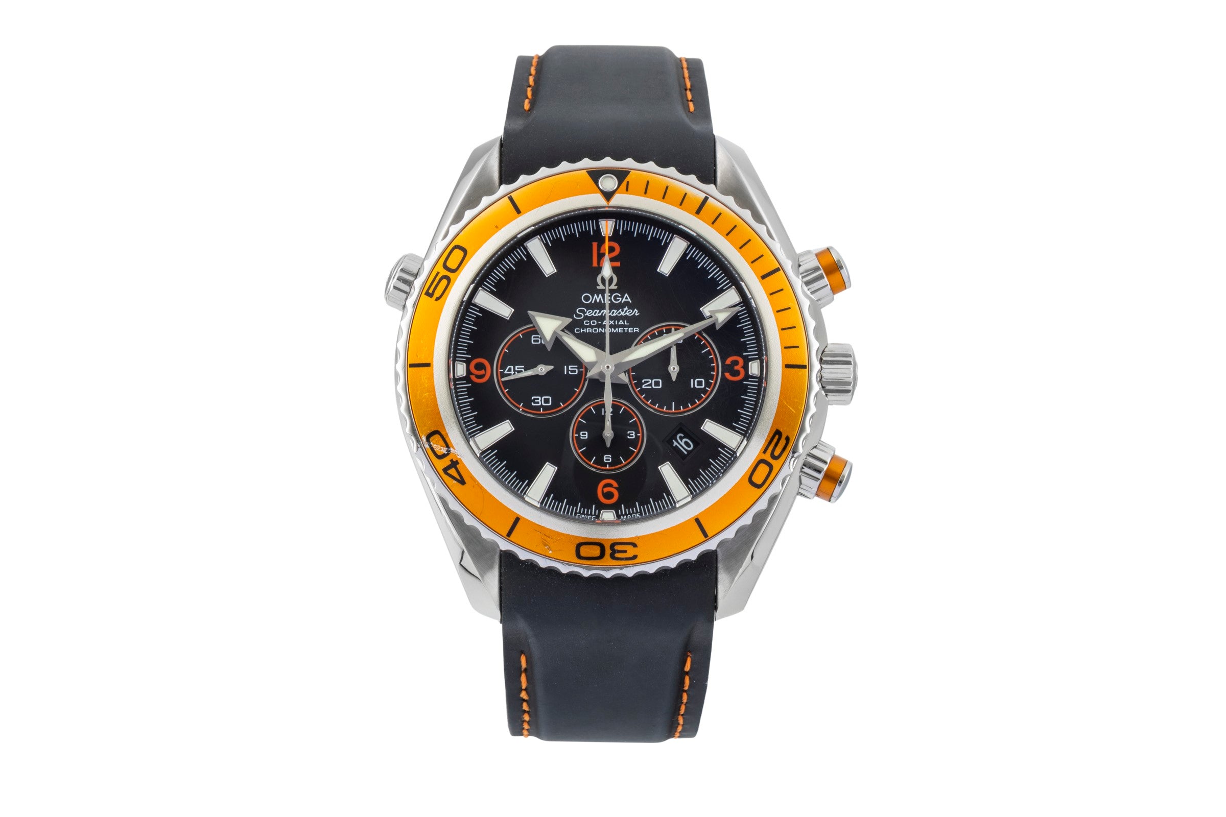 Omega Seamaster chronograph steel automatic men's watch 2218.50  [2600326]