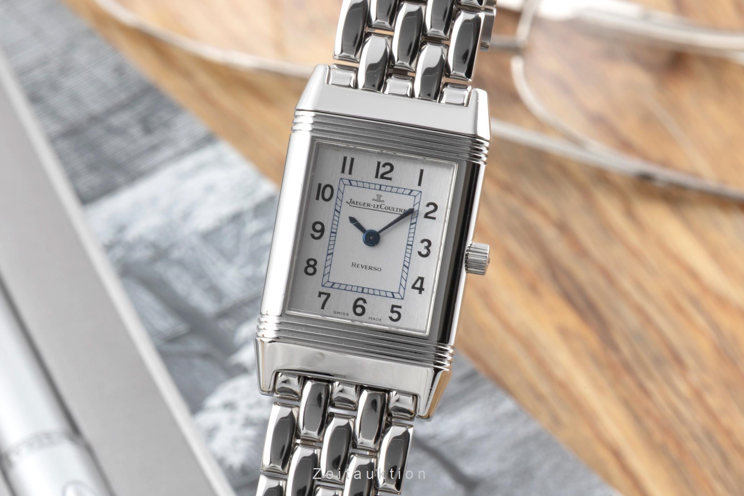 Jaeger LeCoultre Reverso steel quartz women's watch Q2618420, 260.8.08 LP: 6800EUR  [2600328]