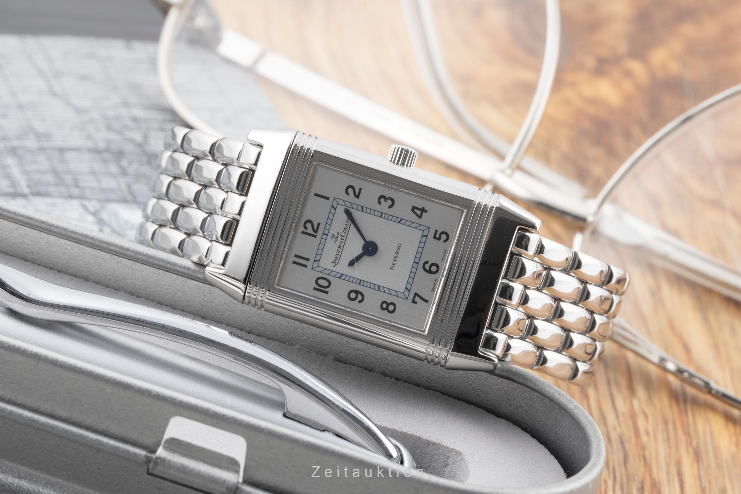 Jaeger LeCoultre Reverso steel quartz women's watch Q2618420, 260.8.08 LP: 6800EUR  [2600328]