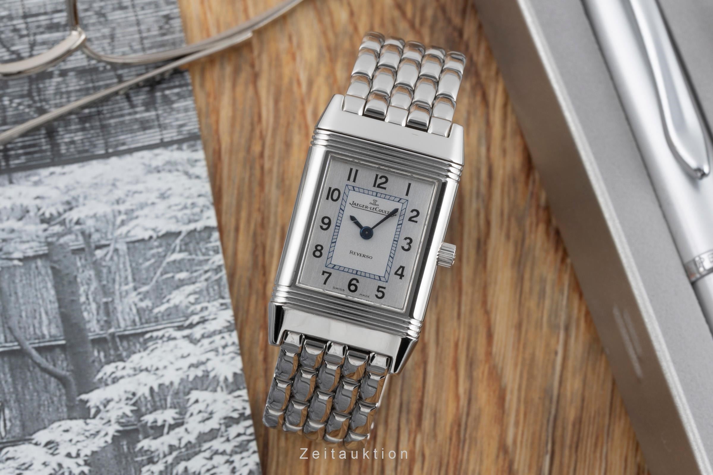 Jaeger LeCoultre Reverso steel quartz women's watch Q2618420, 260.8.08 LP: 6800EUR  [2600328]
