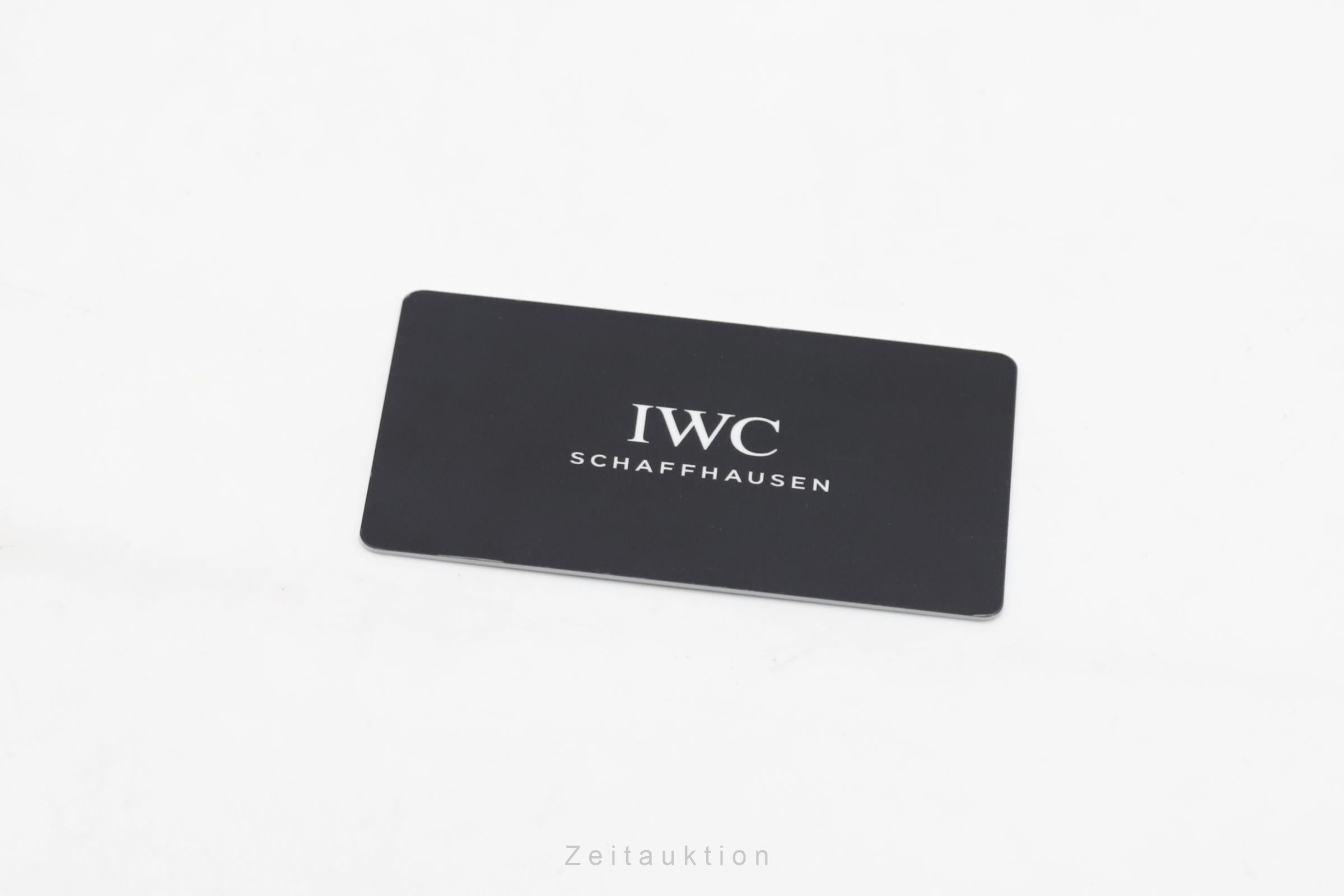 IWC Portugieser cronografo acciaio automatismo orologio da uomo IW371606 LP: 9100EUR  [2600329]