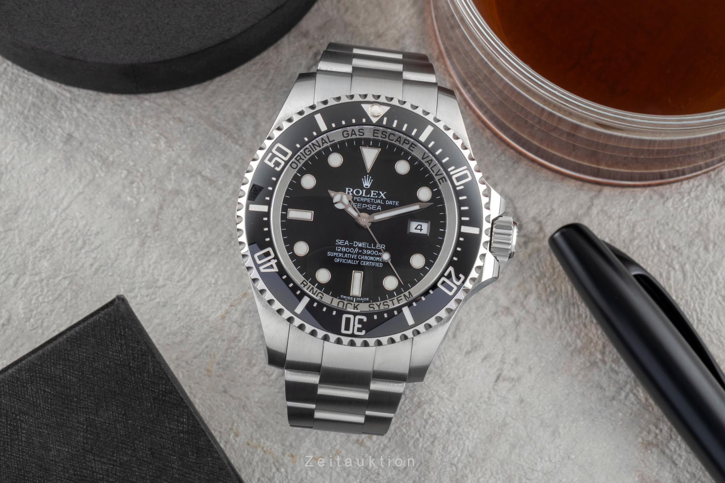 Rolex Sea-Dweller Deepsea Black Dial Oyster Stahl Automatik Ref. 116660 Papers [2600330]