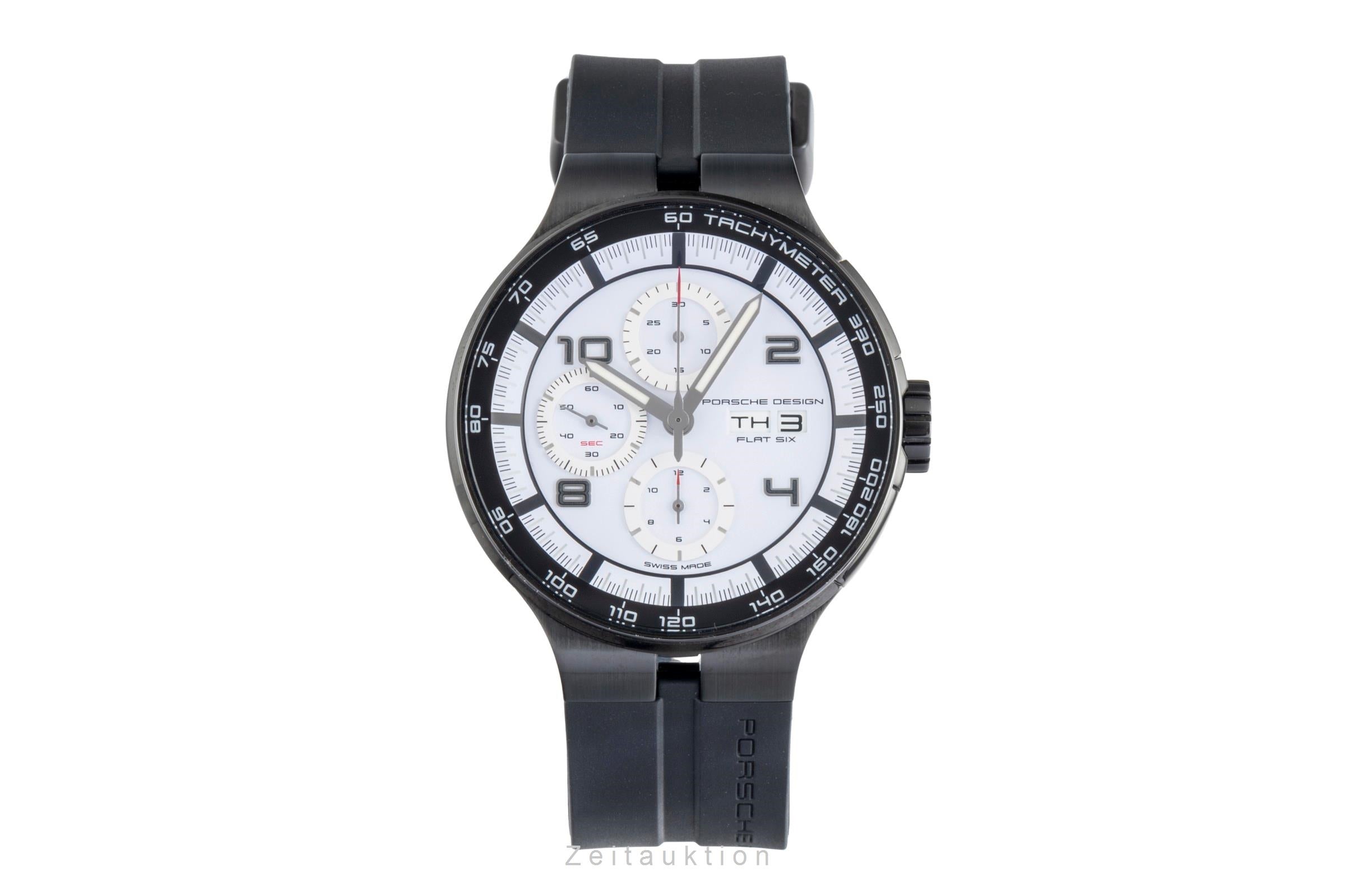 Porsche Design Flat Six Stahl Automatik Herrenuhr Ref. 6350.43.74.0275 Box [2600331]