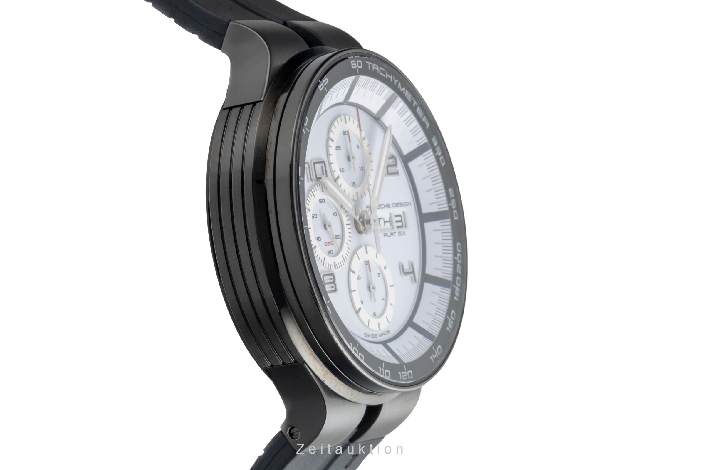 Porsche Design Flat Six Stahl Automatik Herrenuhr Ref. 6350.43.74.0275 Box [2600331]