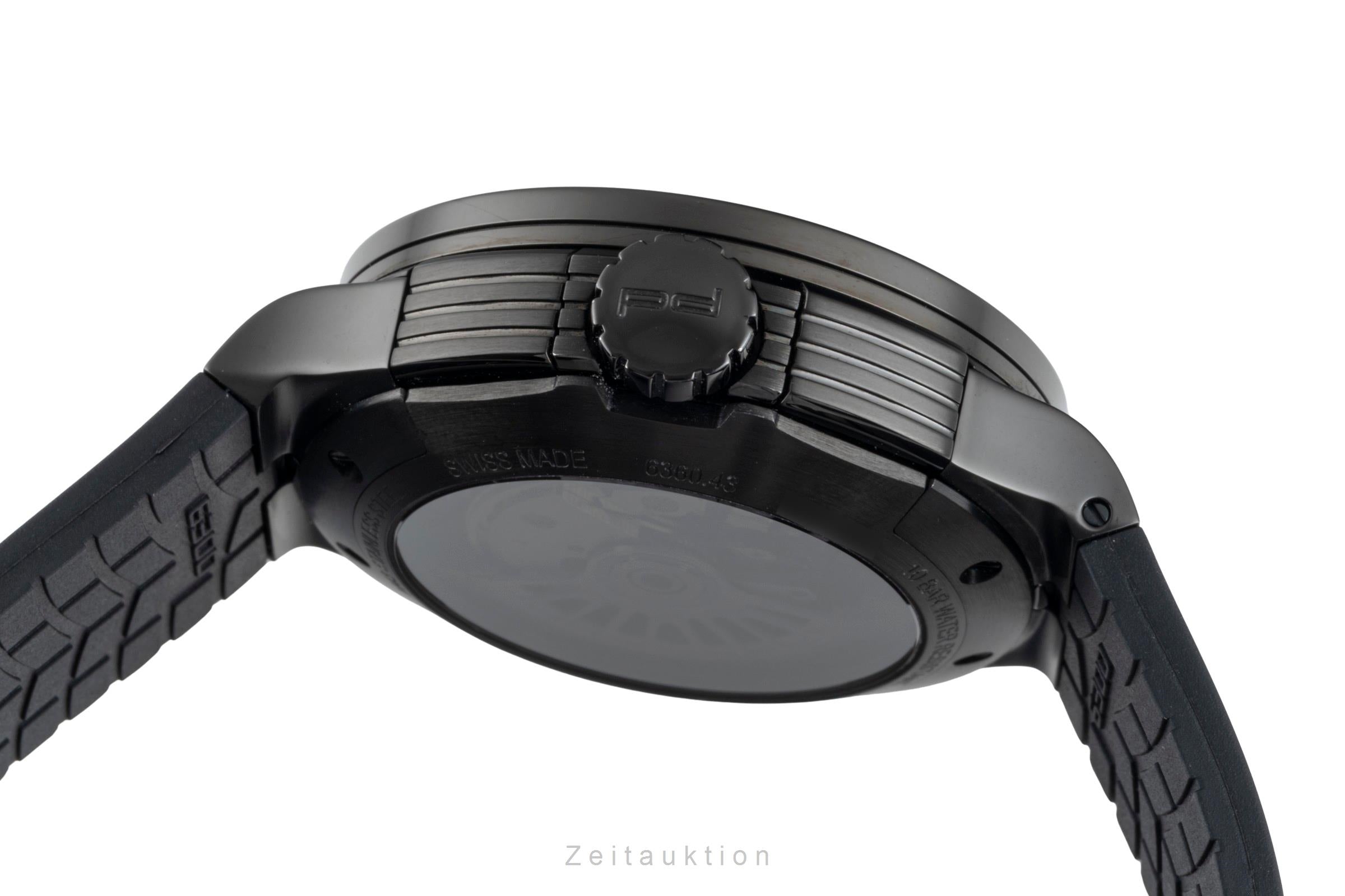 Porsche Design Flat Six Stahl Automatik Herrenuhr Ref. 6350.43.74.0275 Box [2600331]