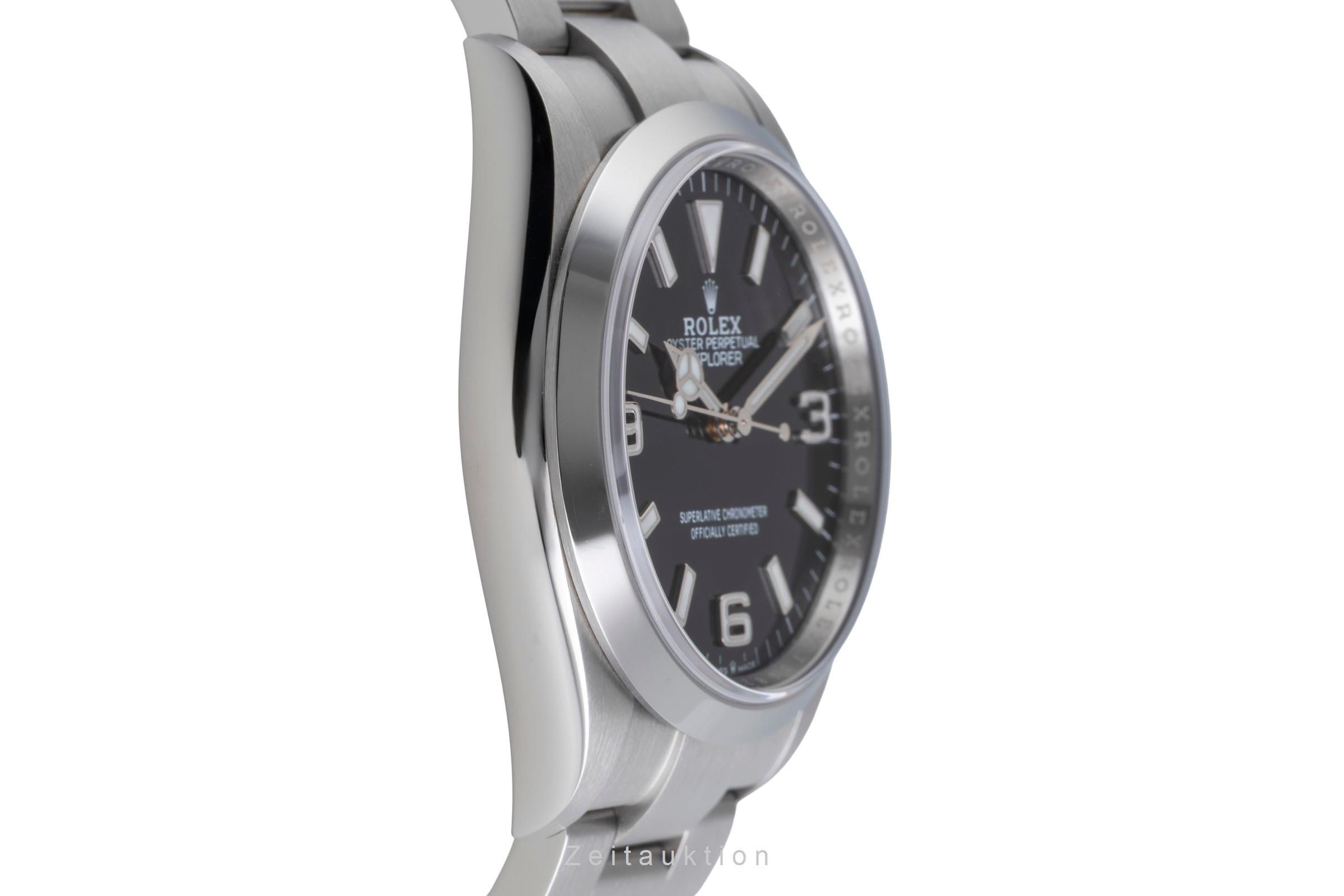Rolex Explorer steel automatic men's watch 124270  [2600333]