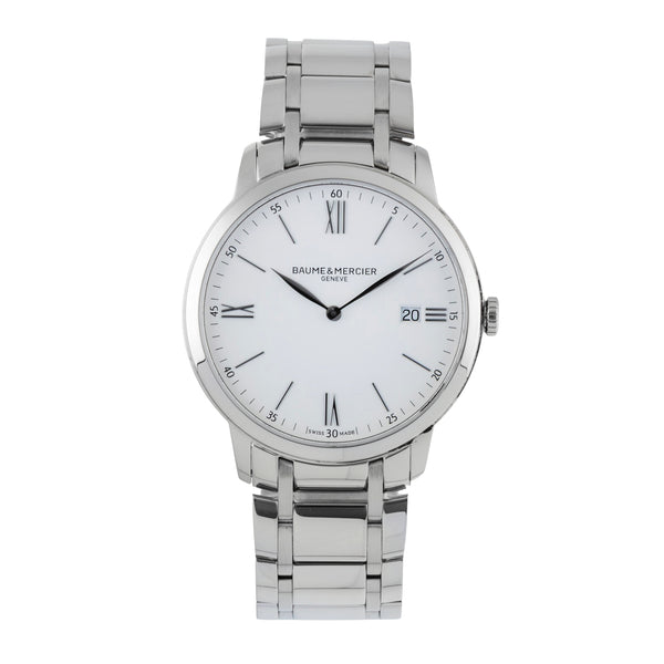 Baume & Mercier Classima steel quartz men's watch M0A10354  65809 LP: 1550EUR  [2600334]