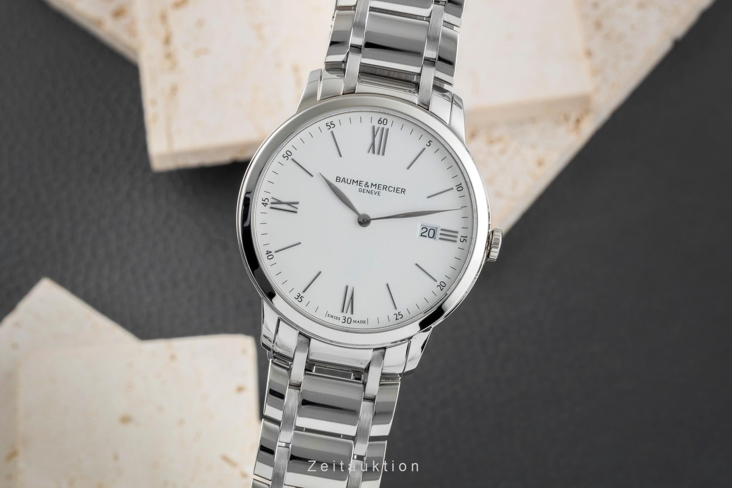 Baume & Mercier Classima steel quartz men's watch M0A10354  65809 LP: 1550EUR  [2600334]