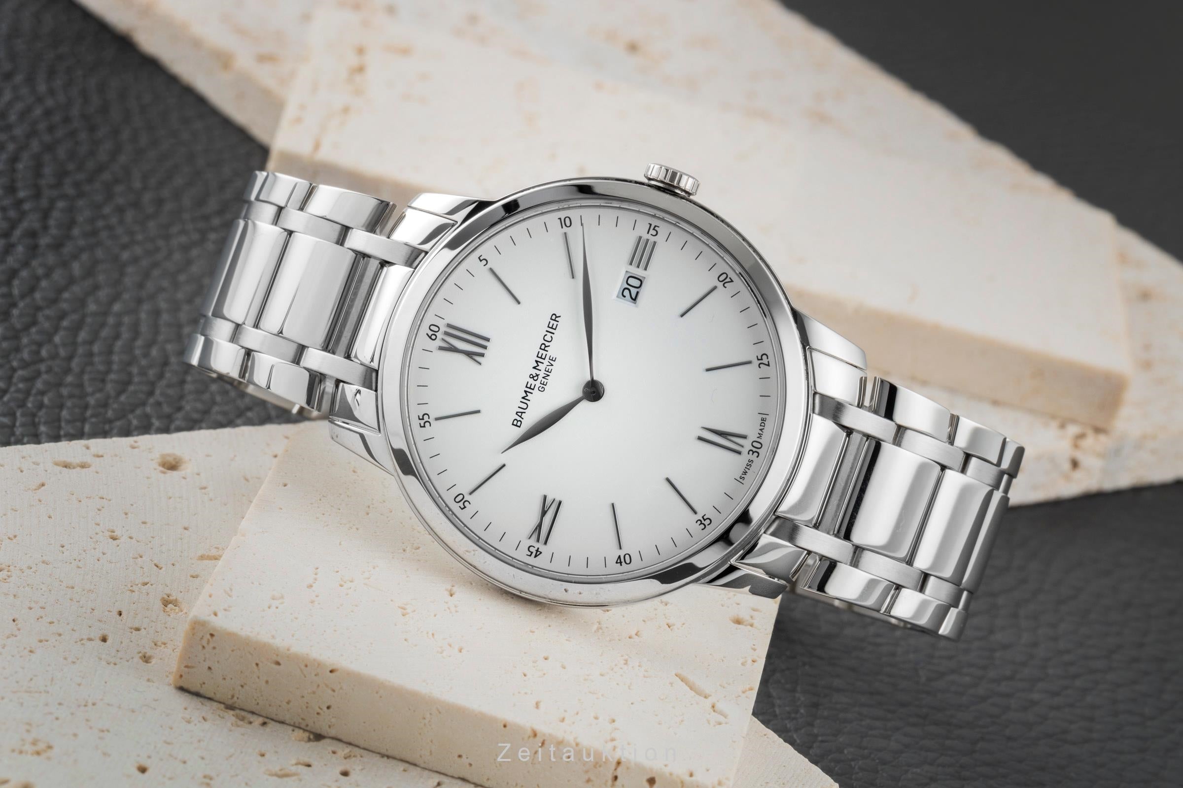 Baume & Mercier Classima steel quartz men's watch M0A10354  65809 LP: 1550EUR  [2600334]