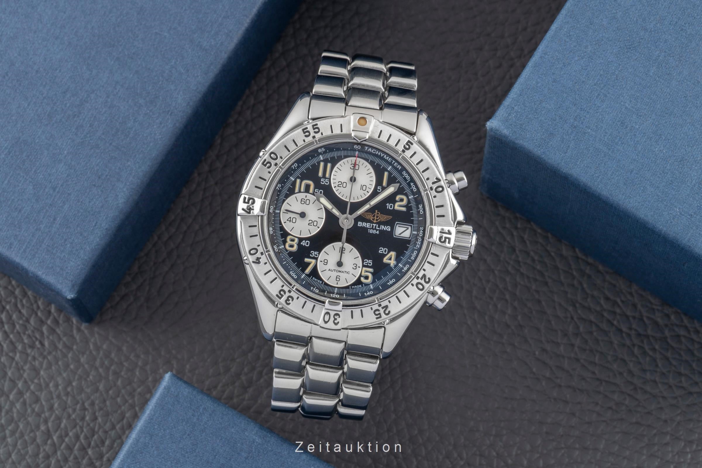 BREITLING COLT 自動巻き 腕時計 Breitling Colt Chronograph steel automatic Kal. B13 Ref. A13035.1