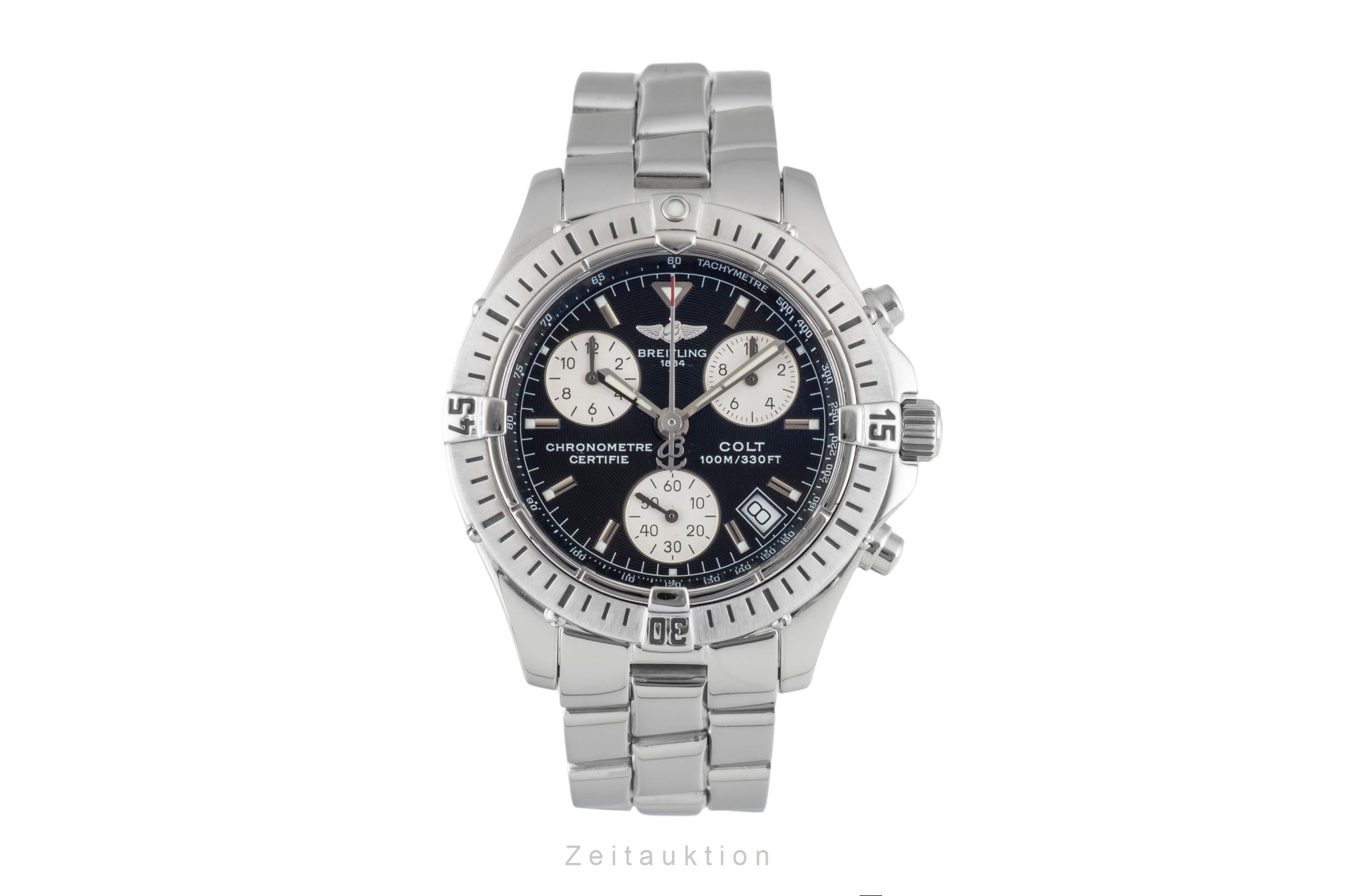 Breitling Colt Chronograph  chronographe acier quartz montre pour hommes A73350  [2600337]