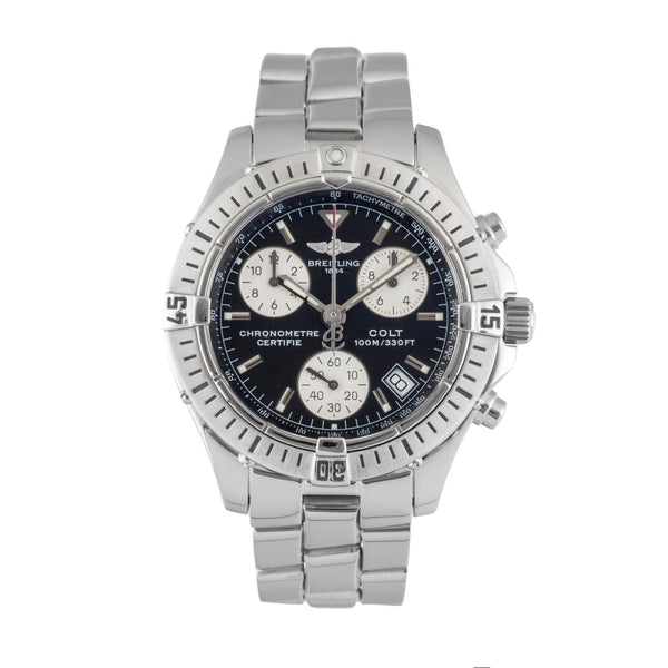 Breitling Colt Chronograph  chronographe acier quartz montre pour hommes A73350  [2600337]