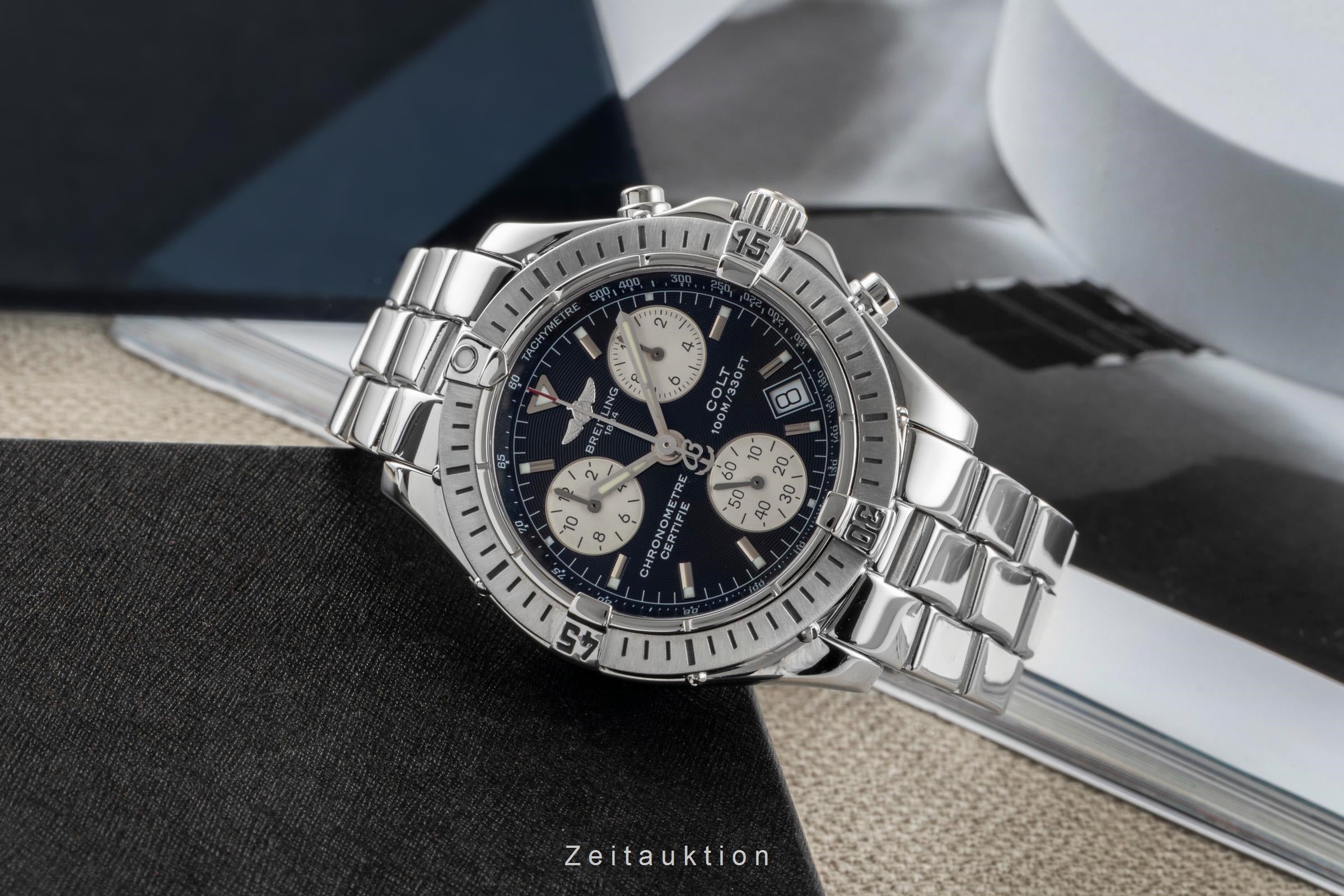 Breitling Colt Chronograph  chronographe acier quartz montre pour hommes A73350  [2600337]