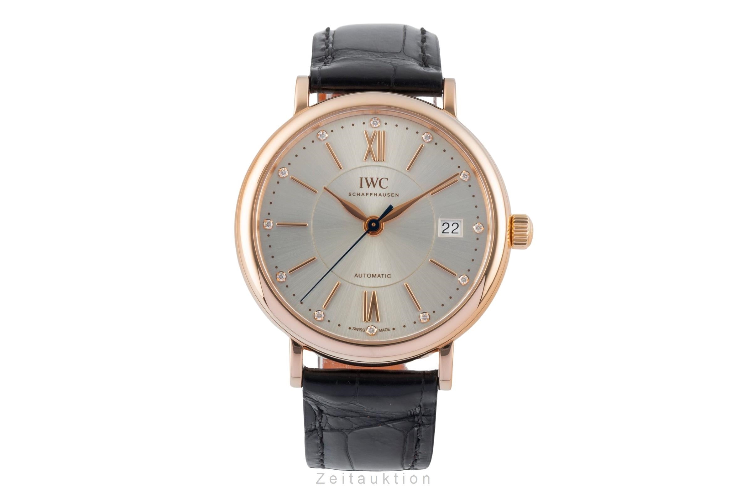 IWC Portofino 18 ct red gold automatic men's watch IW458105 LP: 15100EUR  [2600343]