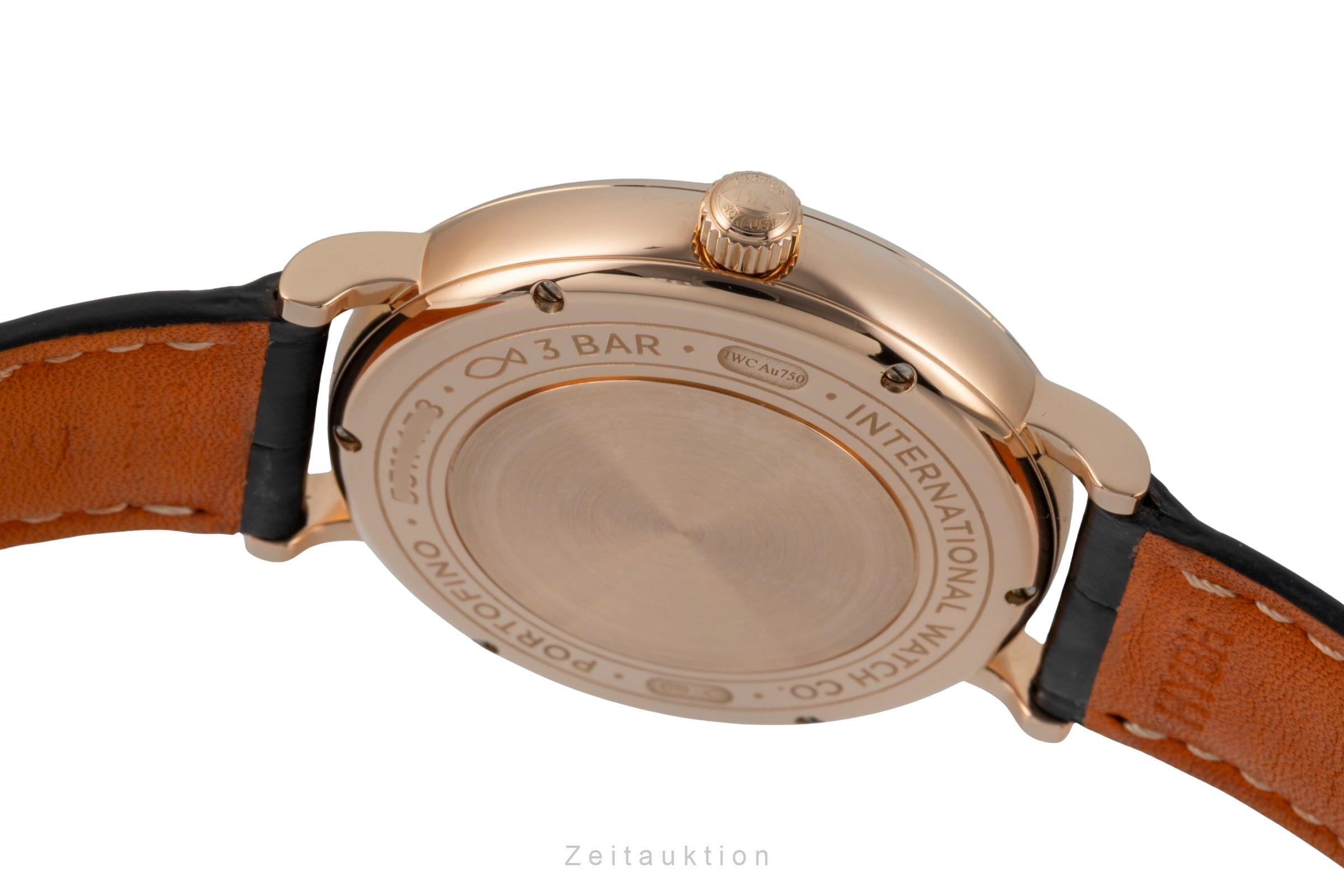 IWC Portofino 18 ct red gold automatic men's watch IW458105 LP: 15100EUR  [2600343]