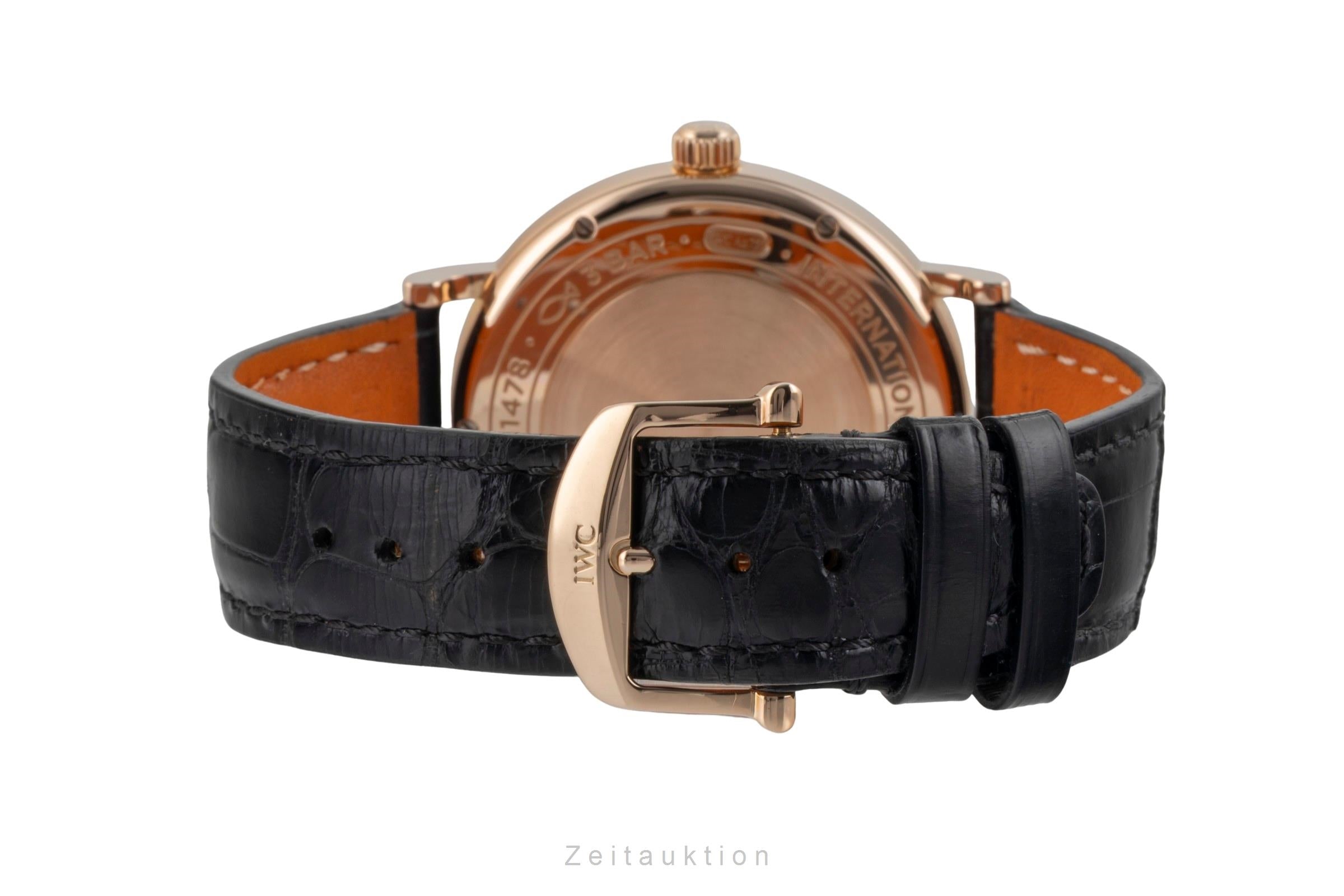 IWC Portofino 18 ct red gold automatic men's watch IW458105 LP: 15100EUR  [2600343]