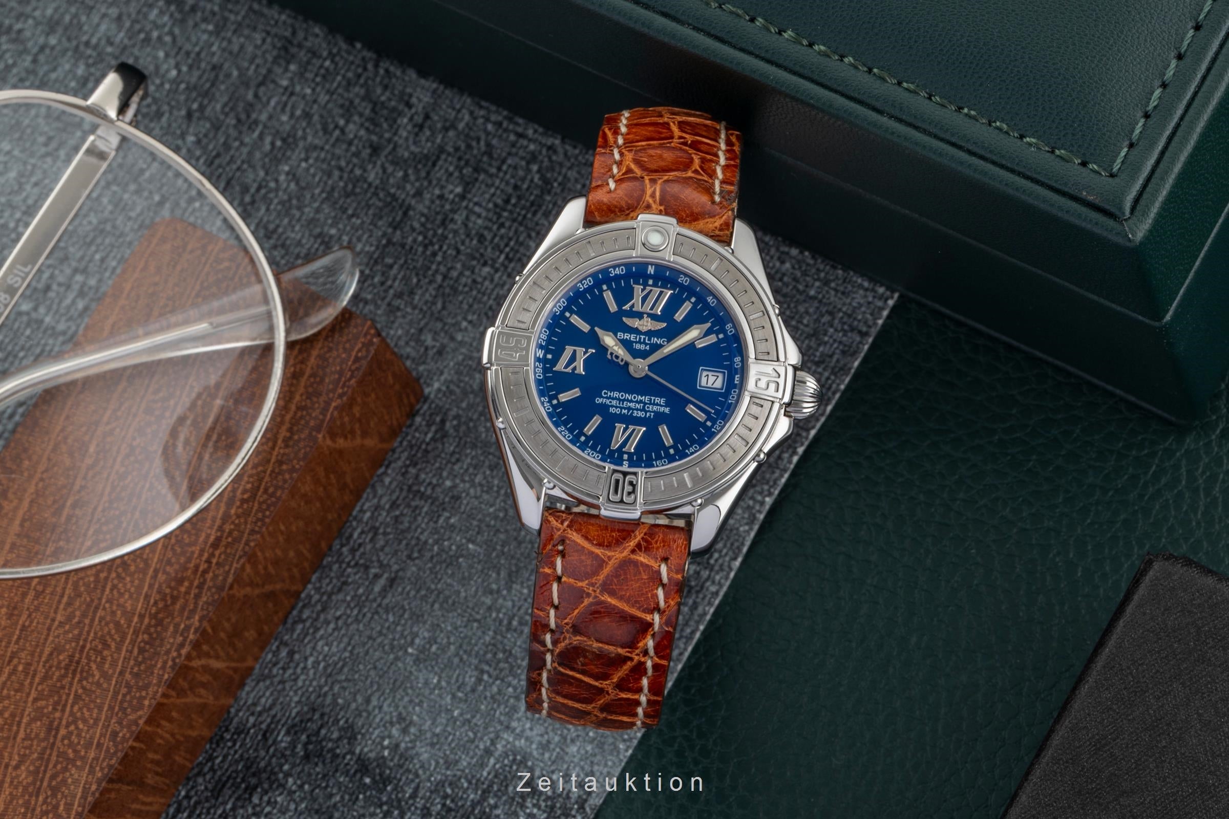 ブライトリング BREITLING A67365 コックピットレディー デイト クォーツ レディース 良品 _921559 ブライトリング BREITLING A67365 コックピットレディー デイト