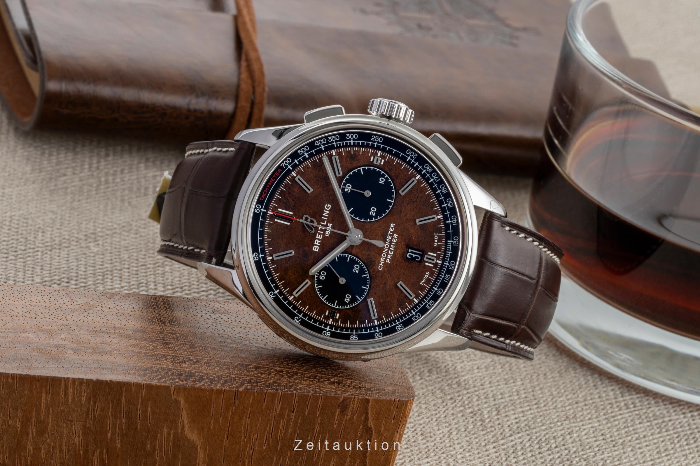 Breitling Premier chronograph steel automatic men's watch AB01181A1Q1X1 Limited  [2600345]