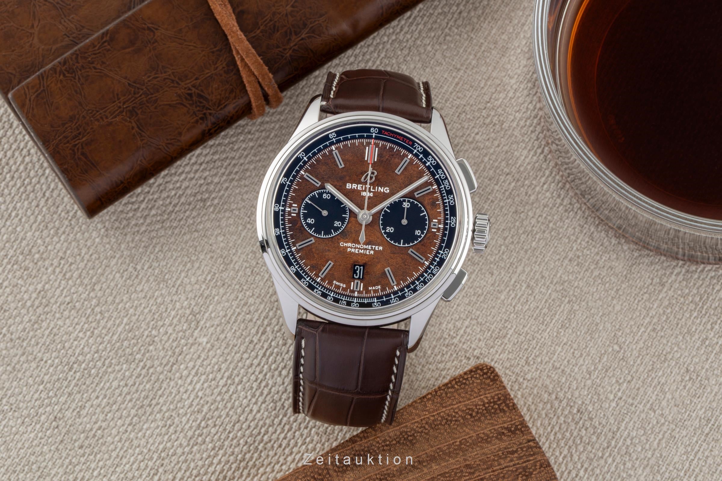 Breitling Premier chronograph steel automatic men's watch AB01181A1Q1X1 Limited  [2600345]
