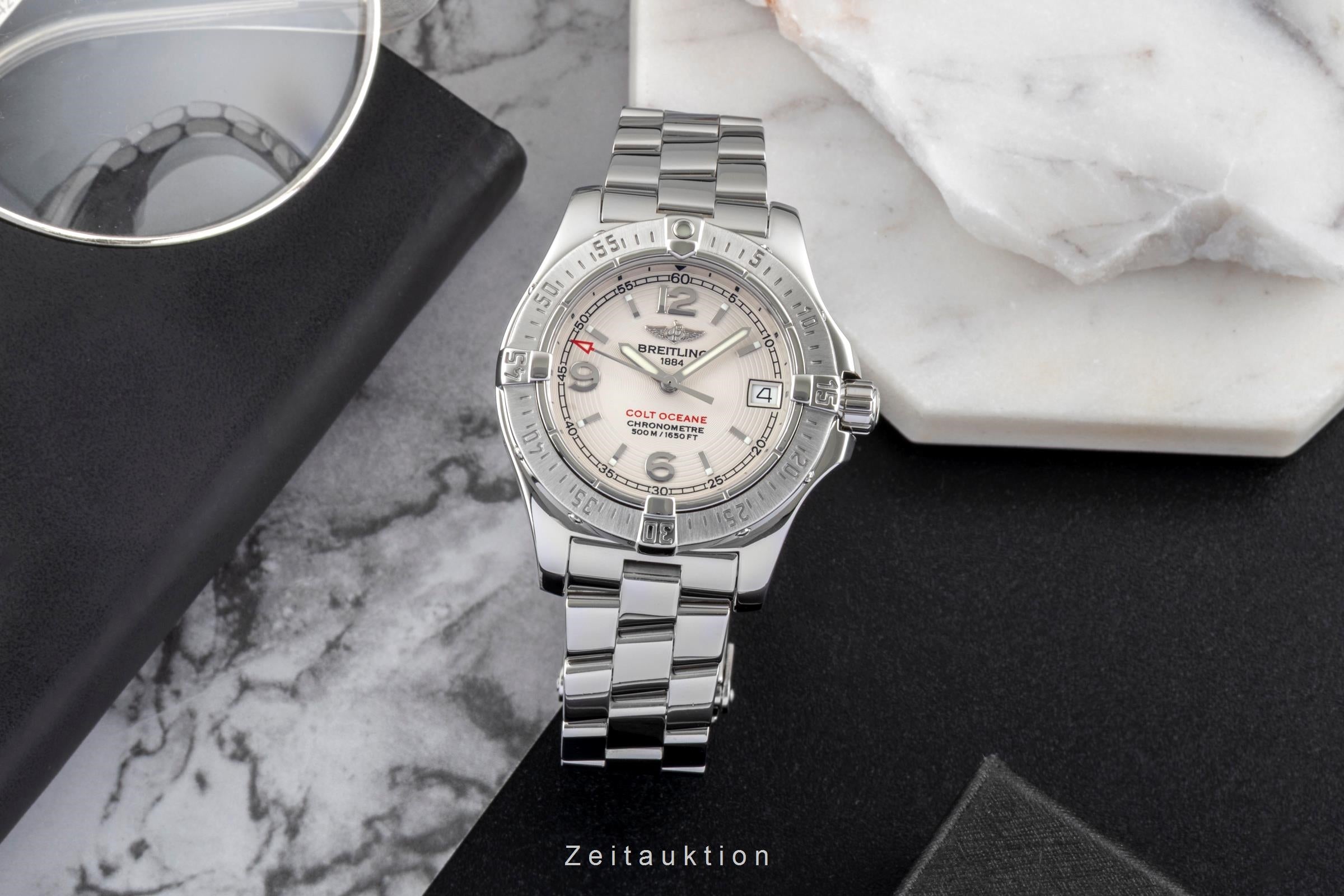 Breitling Colt Oceane 33 Chronometer Edelstahl Damenuhr Ref. A77380  [2600347]